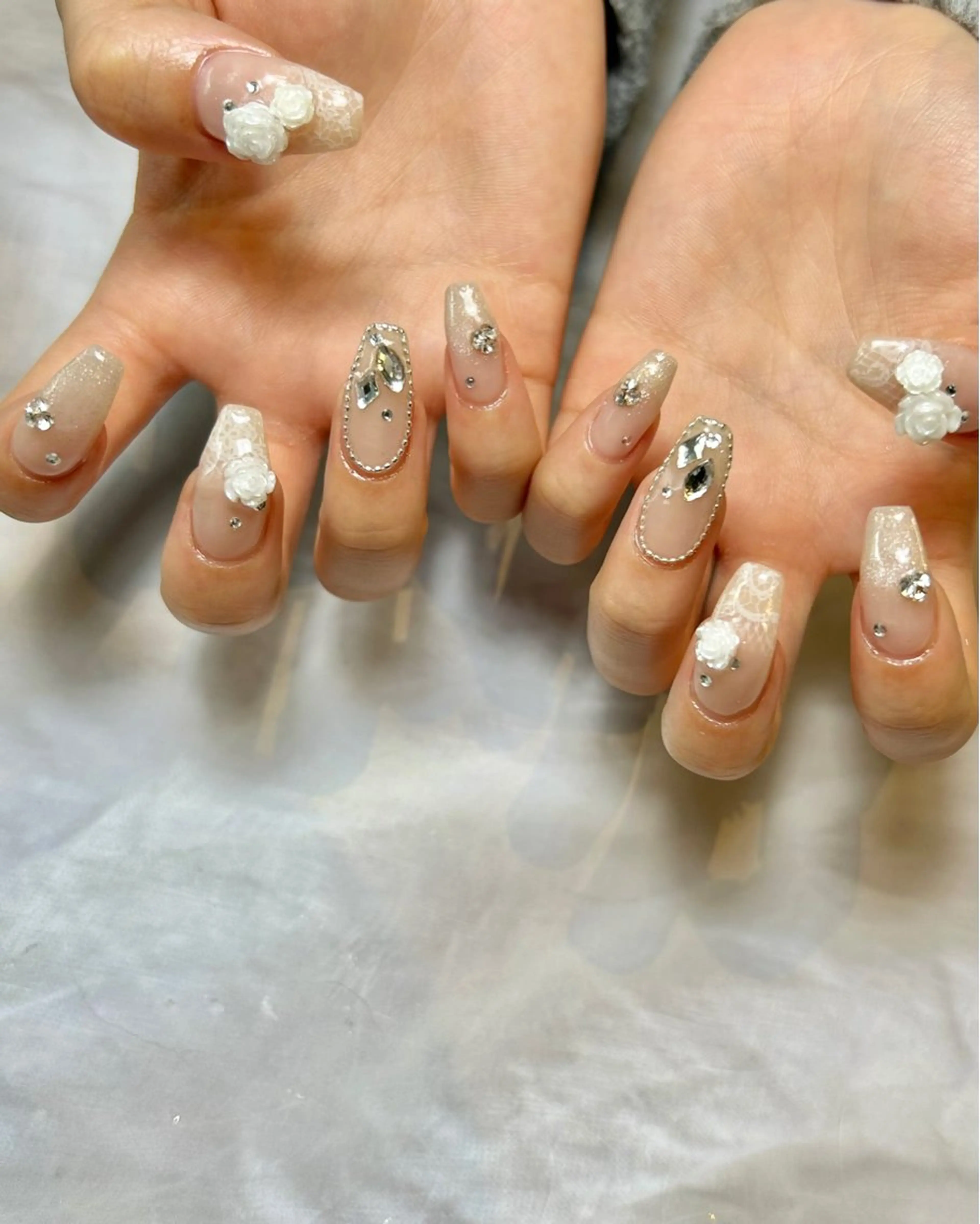 ネイル キラキラネイル 持ち込み ハンドネイル Reflection marikoのネイルデザイン