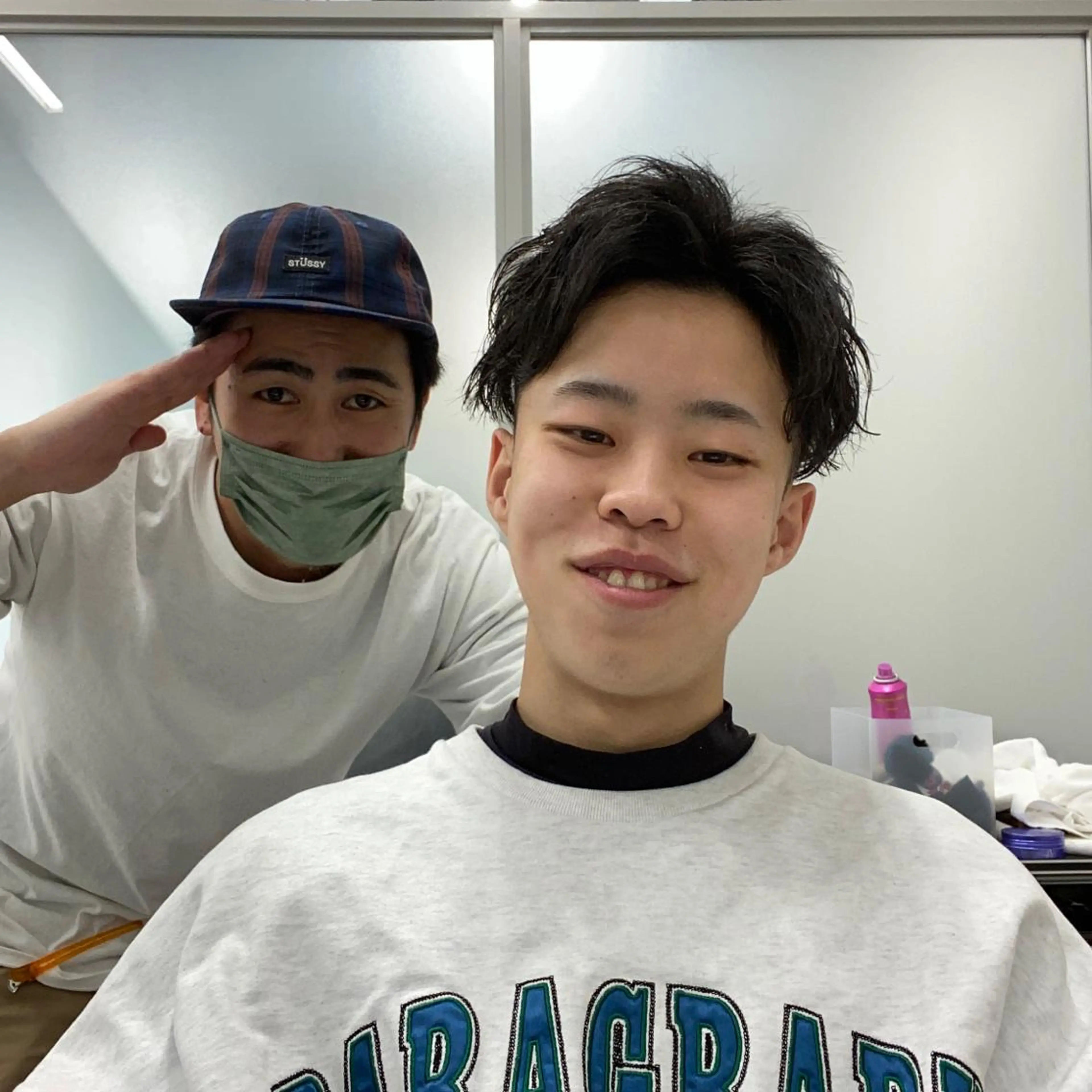 パーマ メンズ シェアサロンReco-リコ- 今泉パークサイド店所属・メンズパーマ専門★★ ナカゾノのヘアスタイル