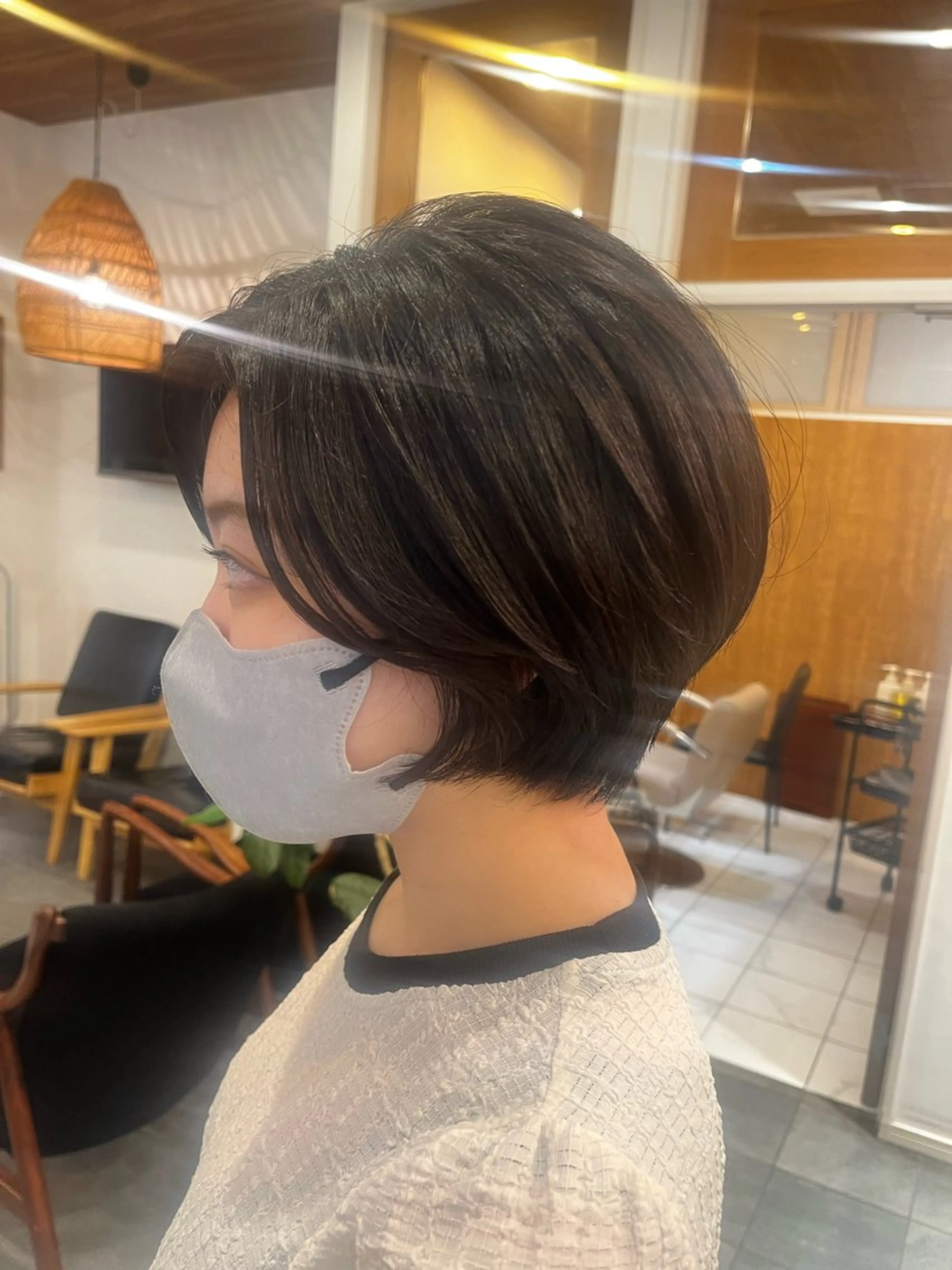 ショート 田内 満里奈のヘアスタイル