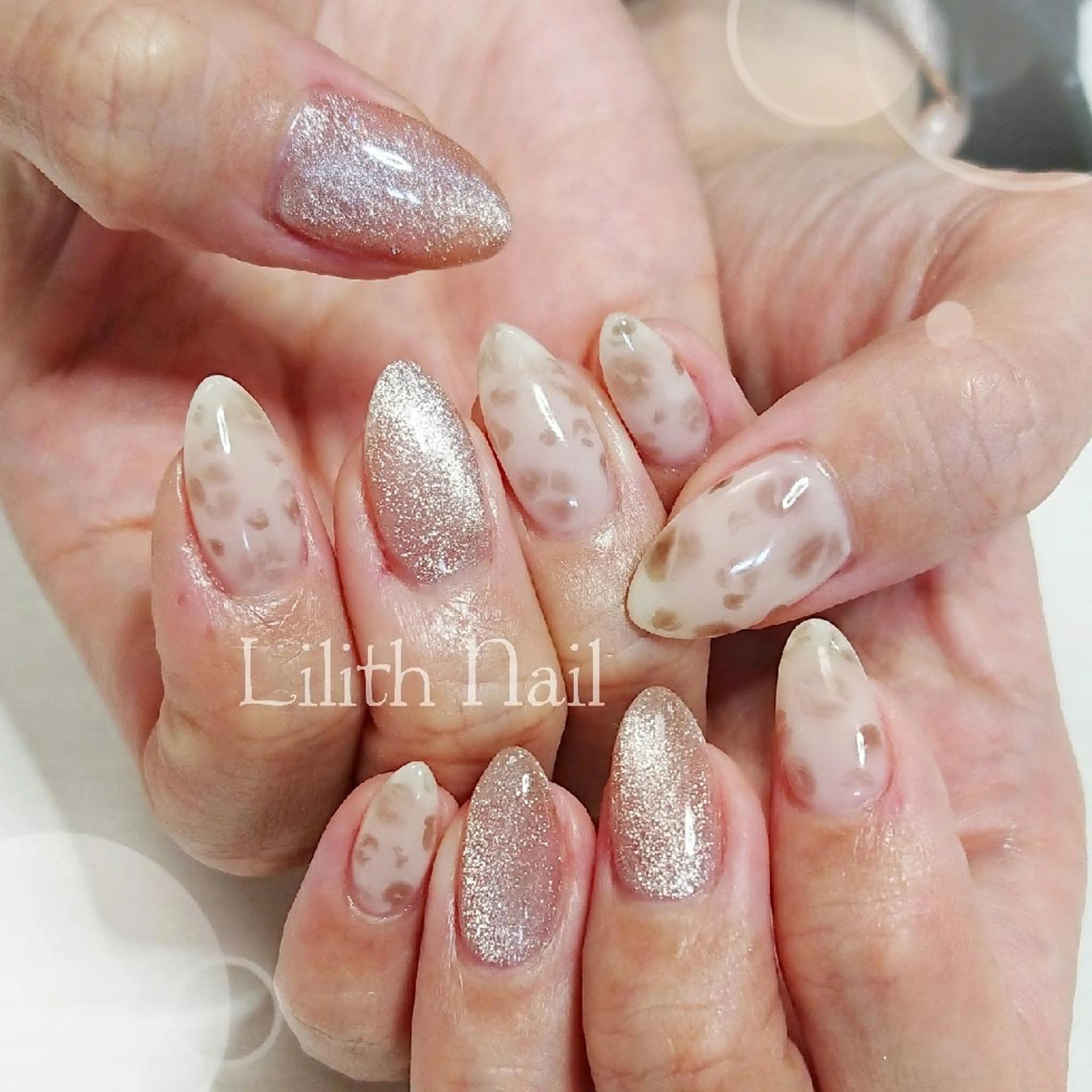 ネイル アニマル柄 ハンドネイル Lilith Nailのネイルデザイン