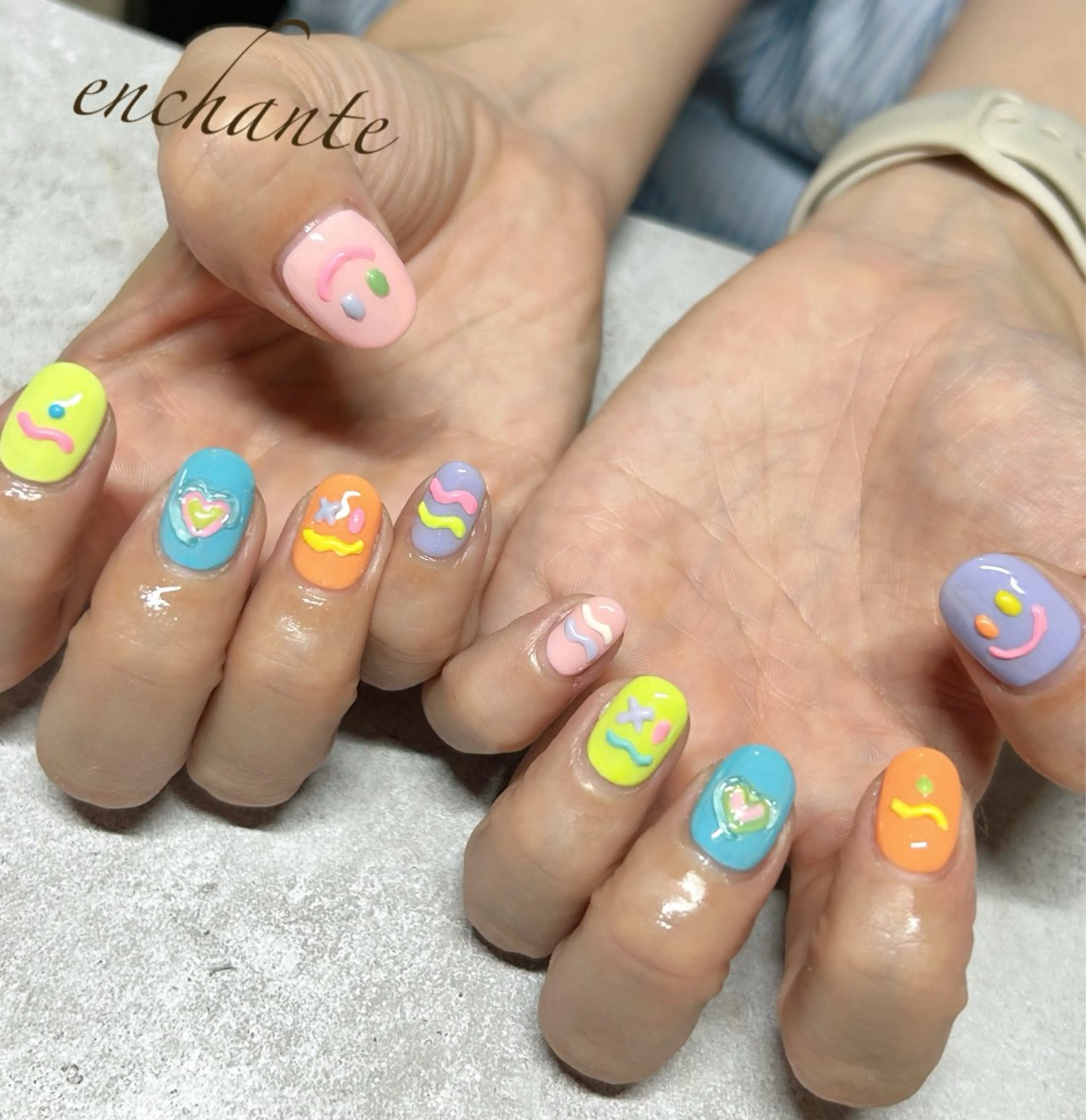 ネイル アンシャンテ所属・enchante 自由が丘のネイルデザイン