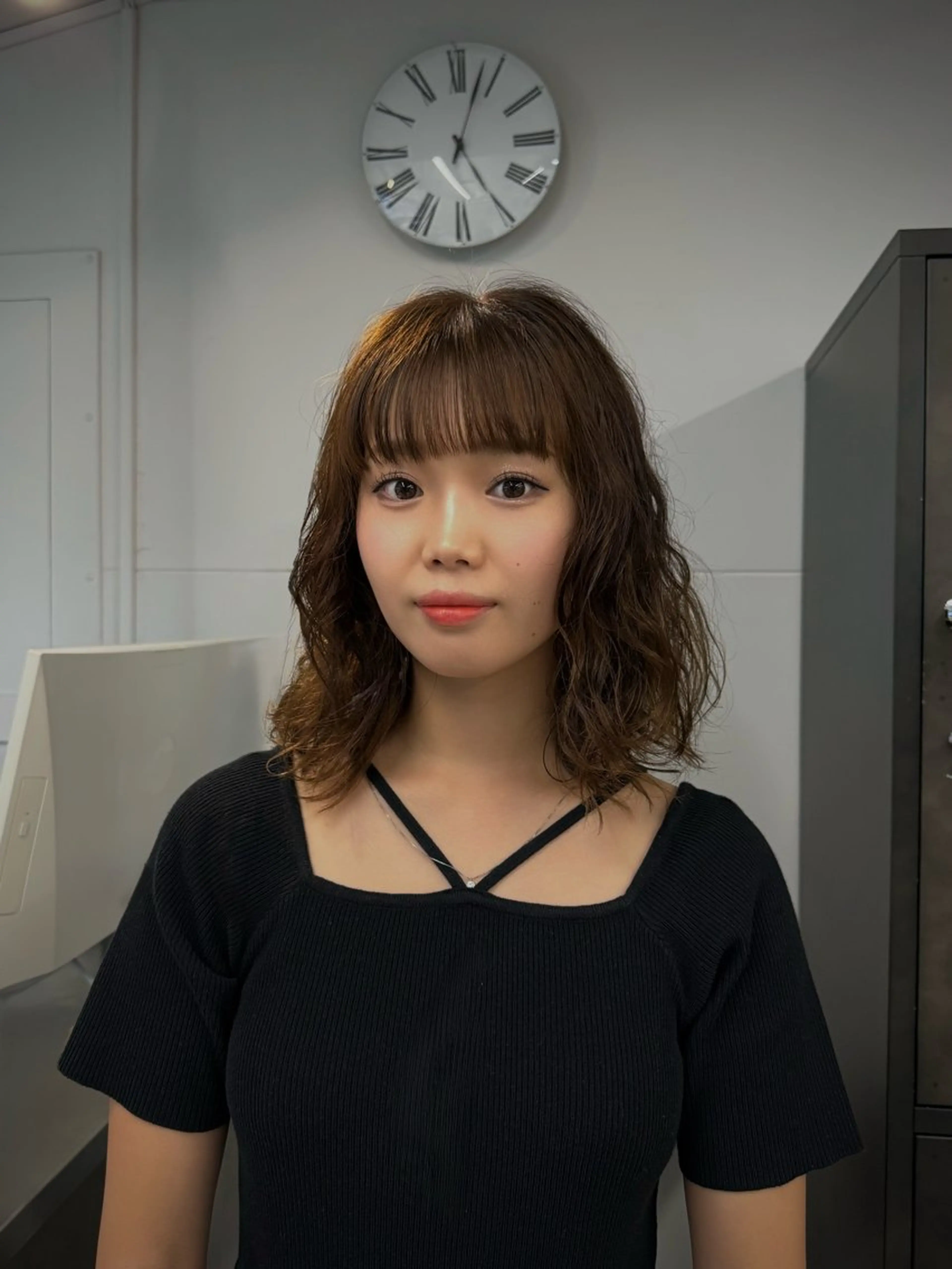 ミディアム パーマ INORI|レイヤー |ハッシュカットのヘアスタイル