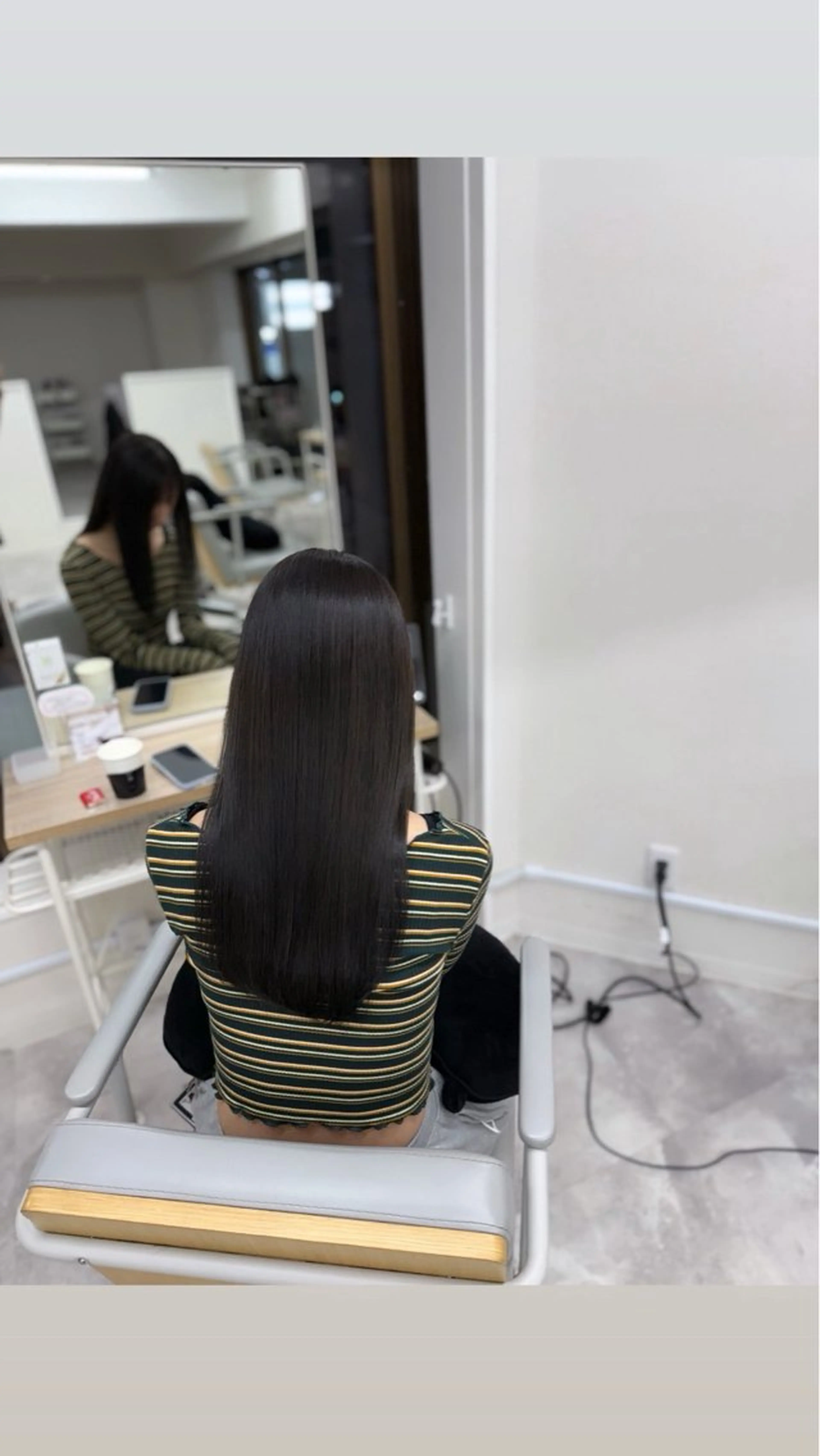 セミロング 縮毛矯正 髪質改善Acero. shoyaのヘアスタイル