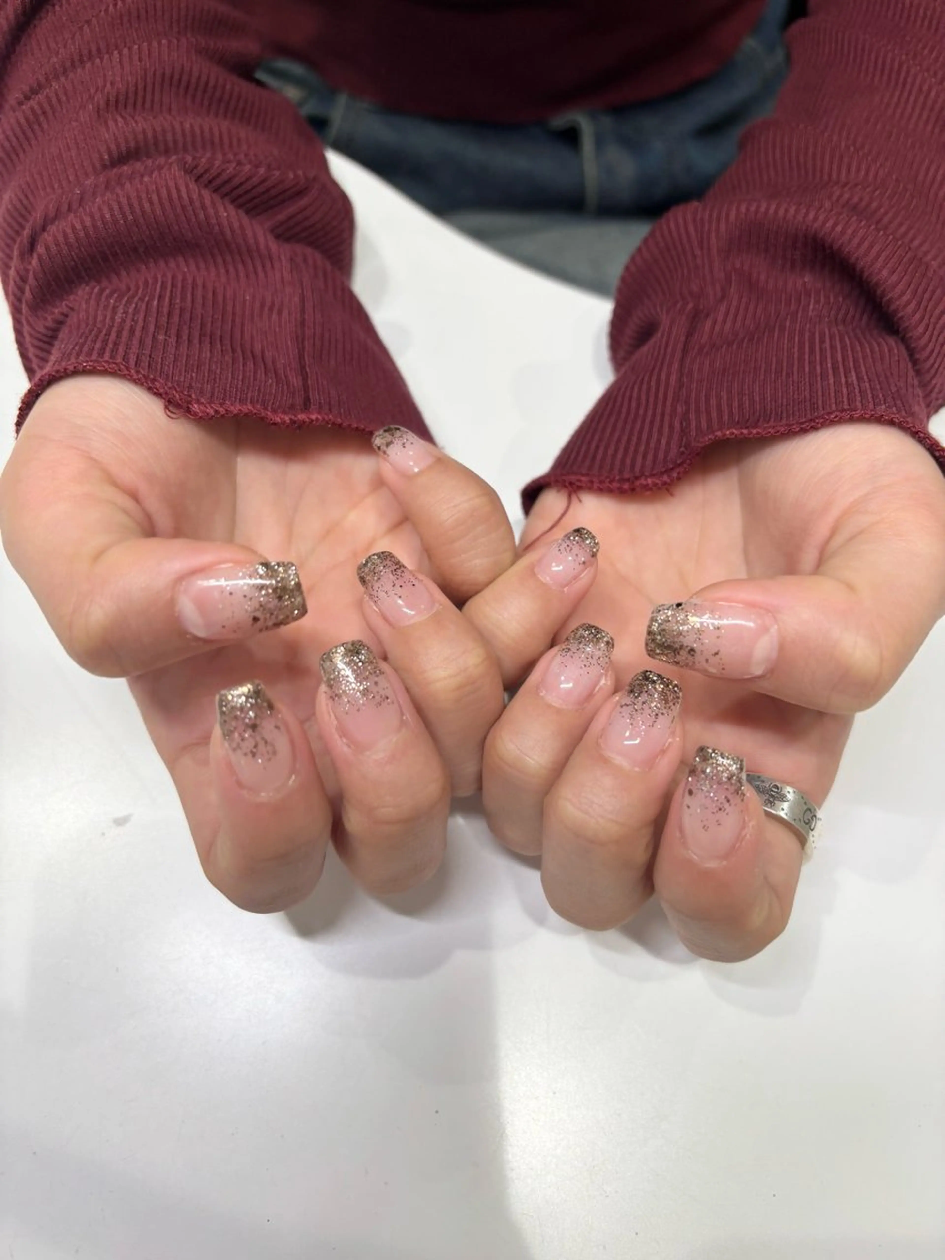 【ハンド】ラメグラデーション（オフなし）60分の写真