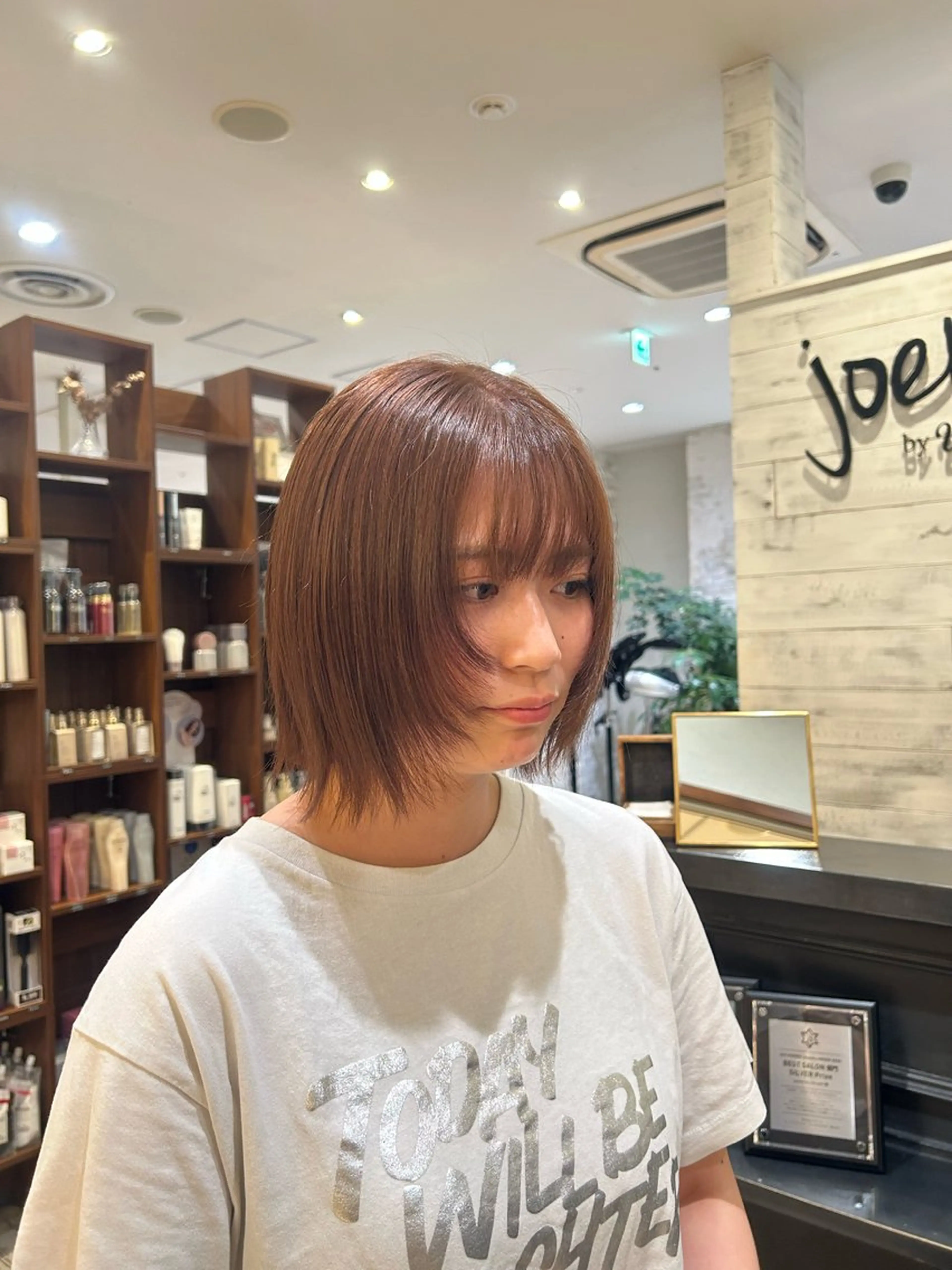 カラー ヘアカラー トリートメント Un ami shibuya所属・平居 舞白のヘアスタイル