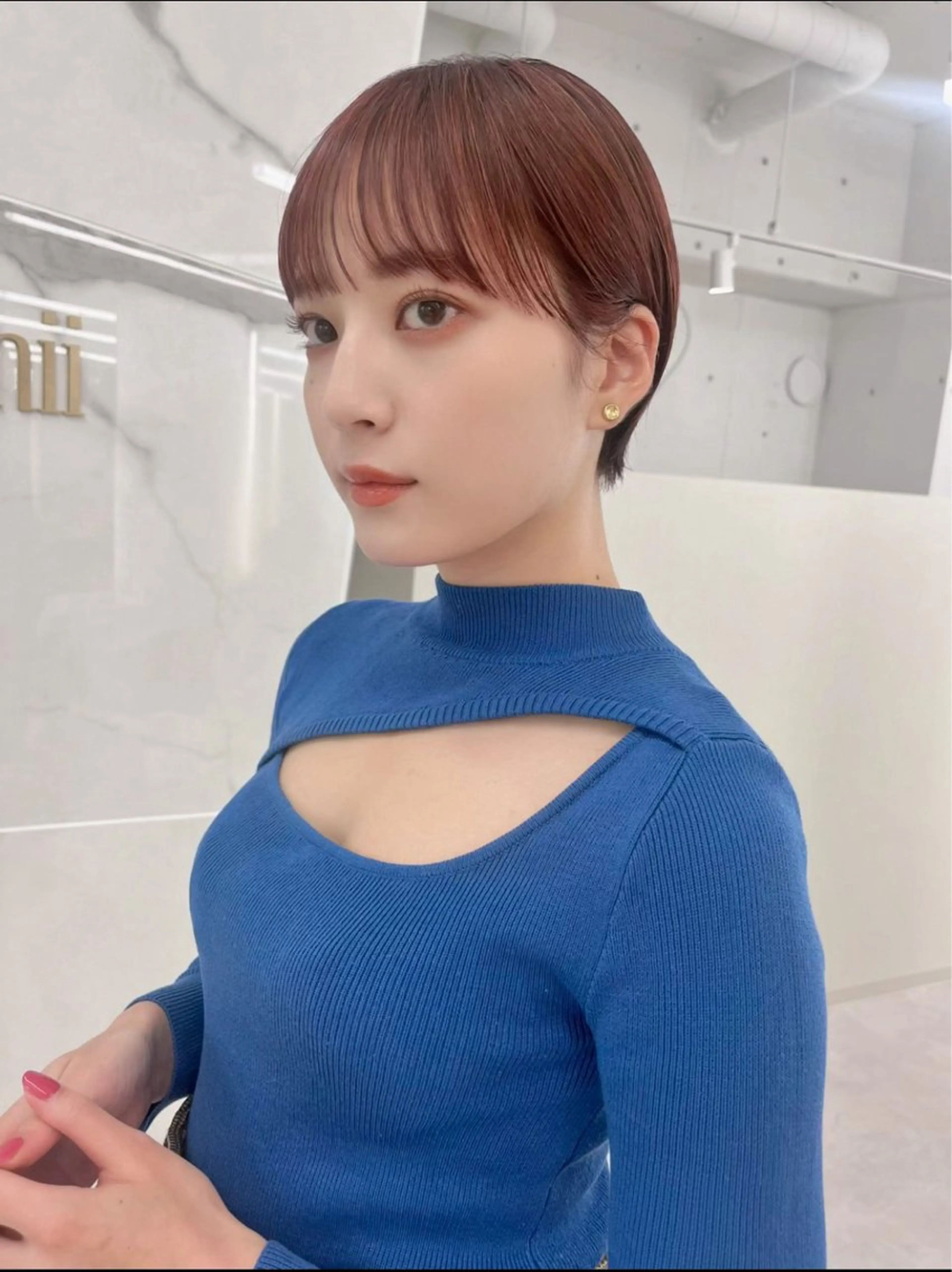 ショート カラー ショートヘア特化 似合せが得意🤩のヘアスタイル