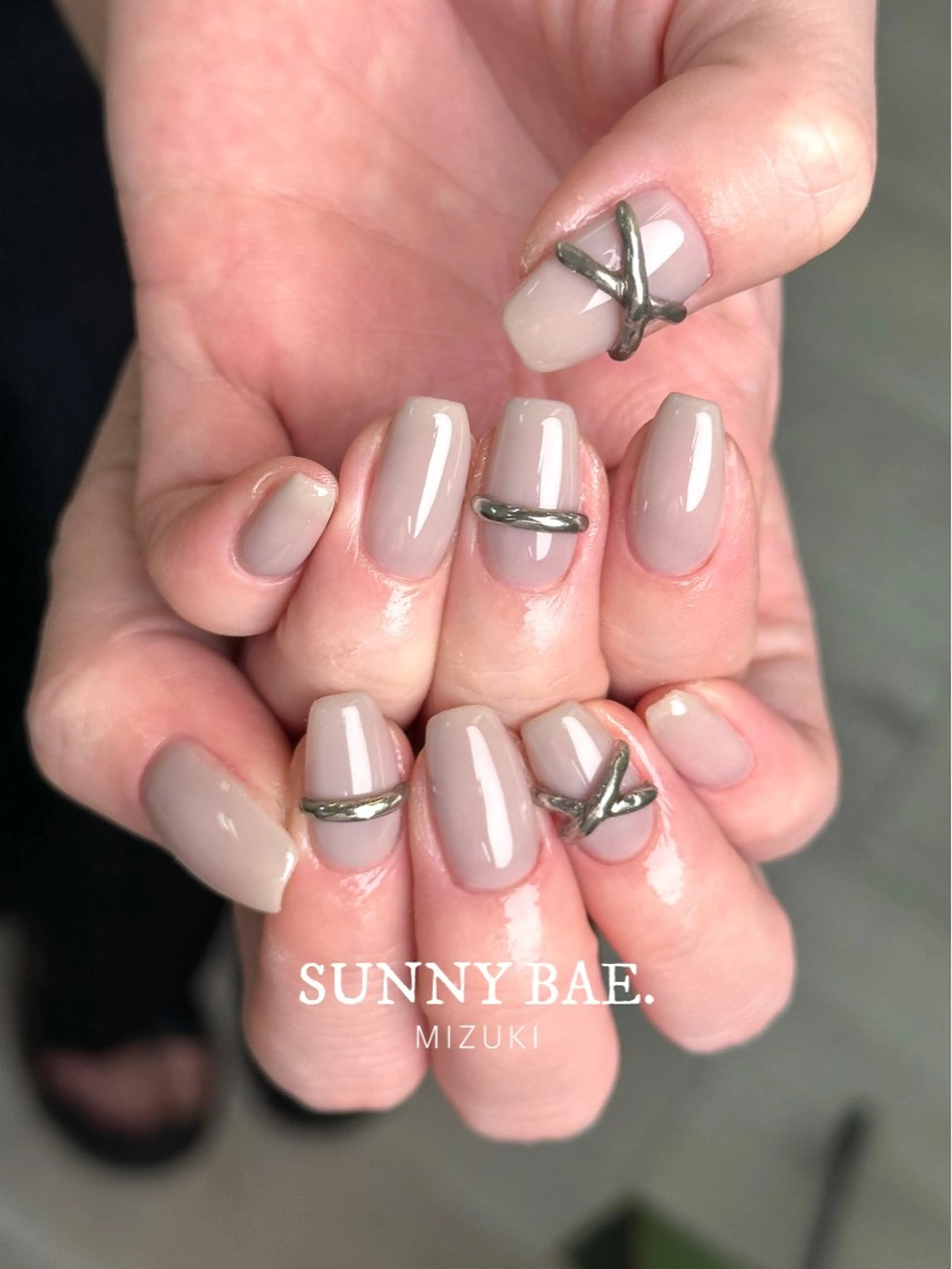 ネイル ジェルネイル ぷっくりネイル ハンドネイル SUNNY BAE. 🌼MIZUKIのネイルデザイン