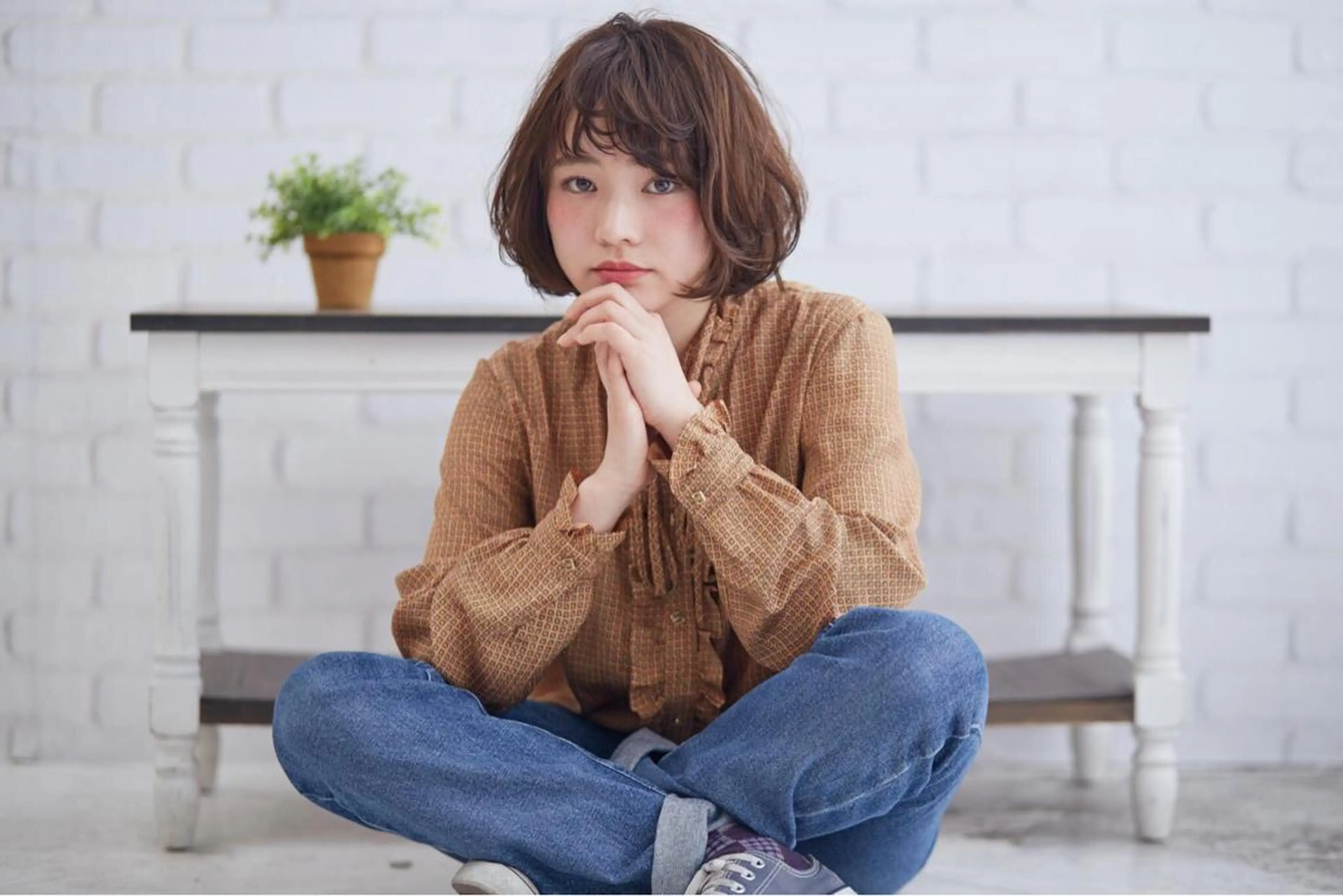 ショート パーマ THE DAY所属・AKI HASHIMOTOのヘアスタイル