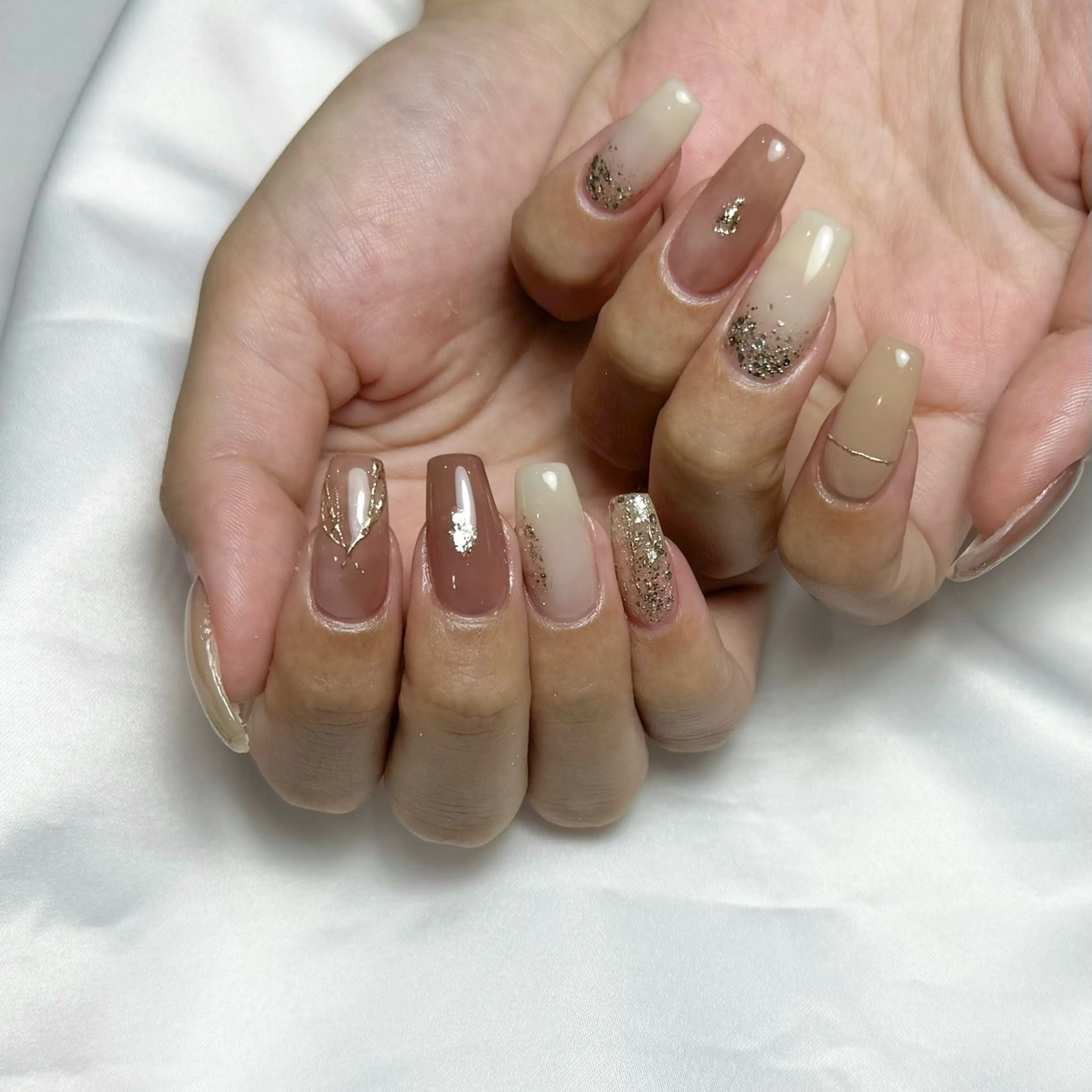 ネイル フットネイル ジェルネイル ニュアンスネイル ワンカラーネイル ワンホンネイル ハンドネイル Kanna Yuki カンナユキのネイルデザイン