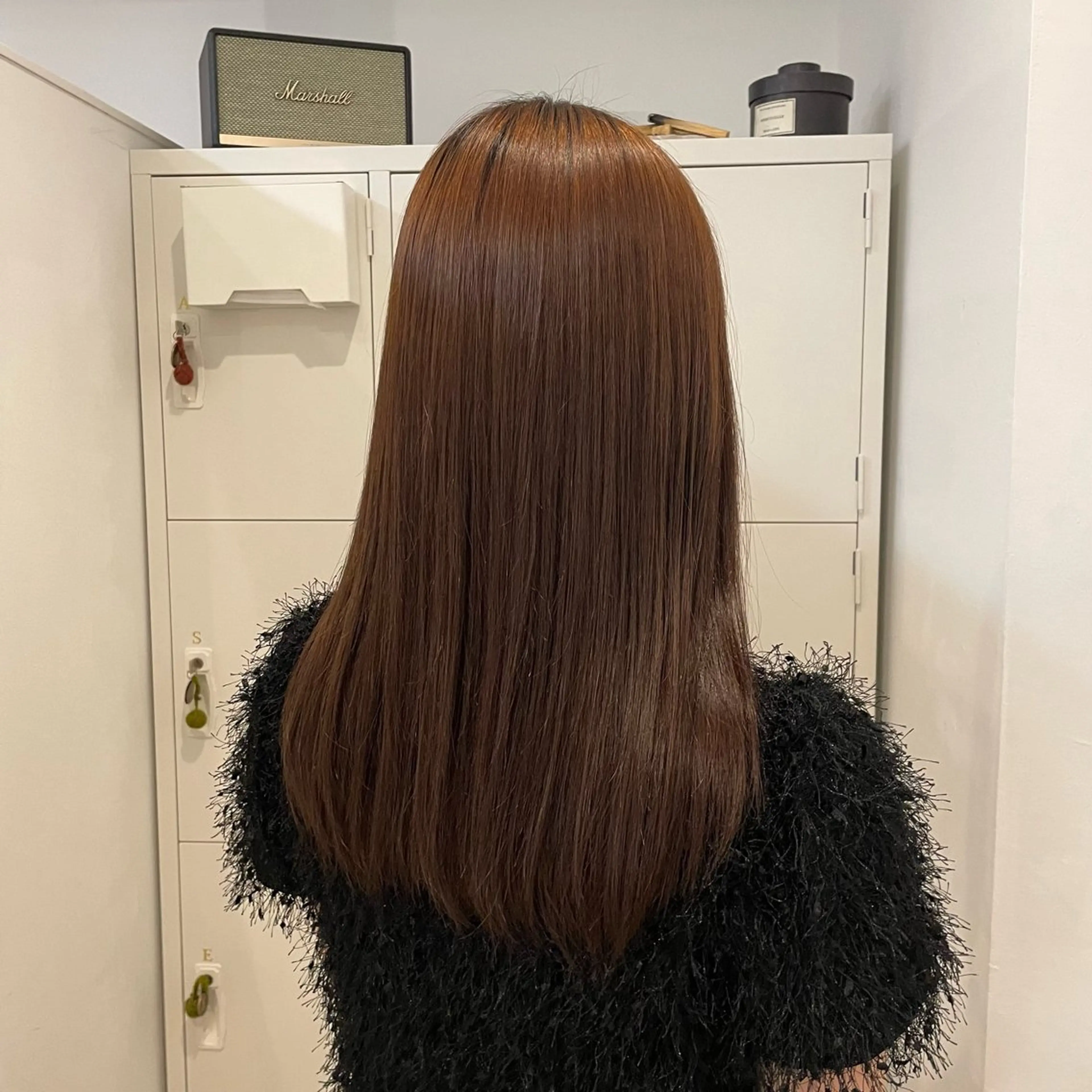 カット+ブリーチなしダブルカラーの写真