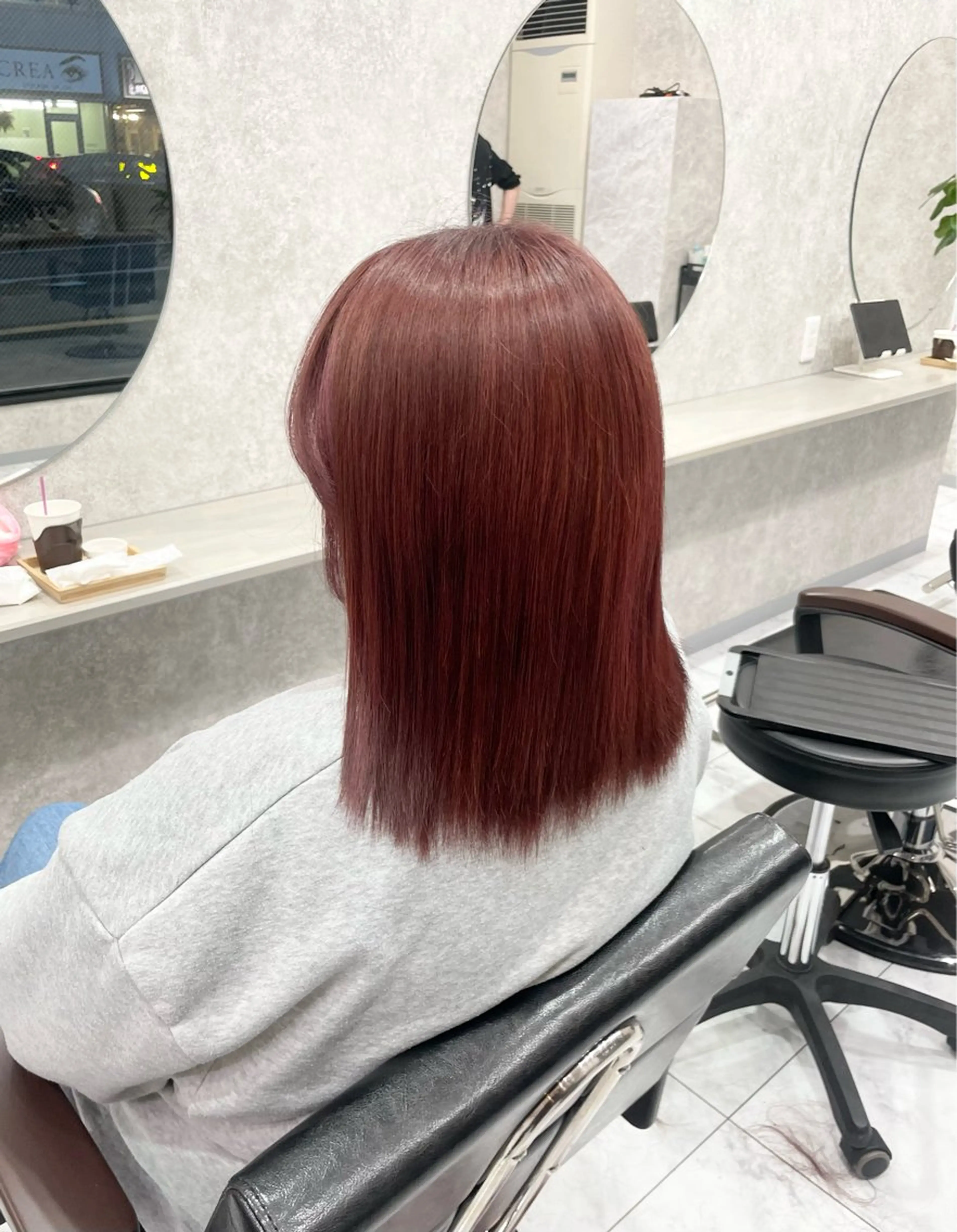 ミディアム 🦋ハイトーン🦋 石山 希理🦋のヘアスタイル