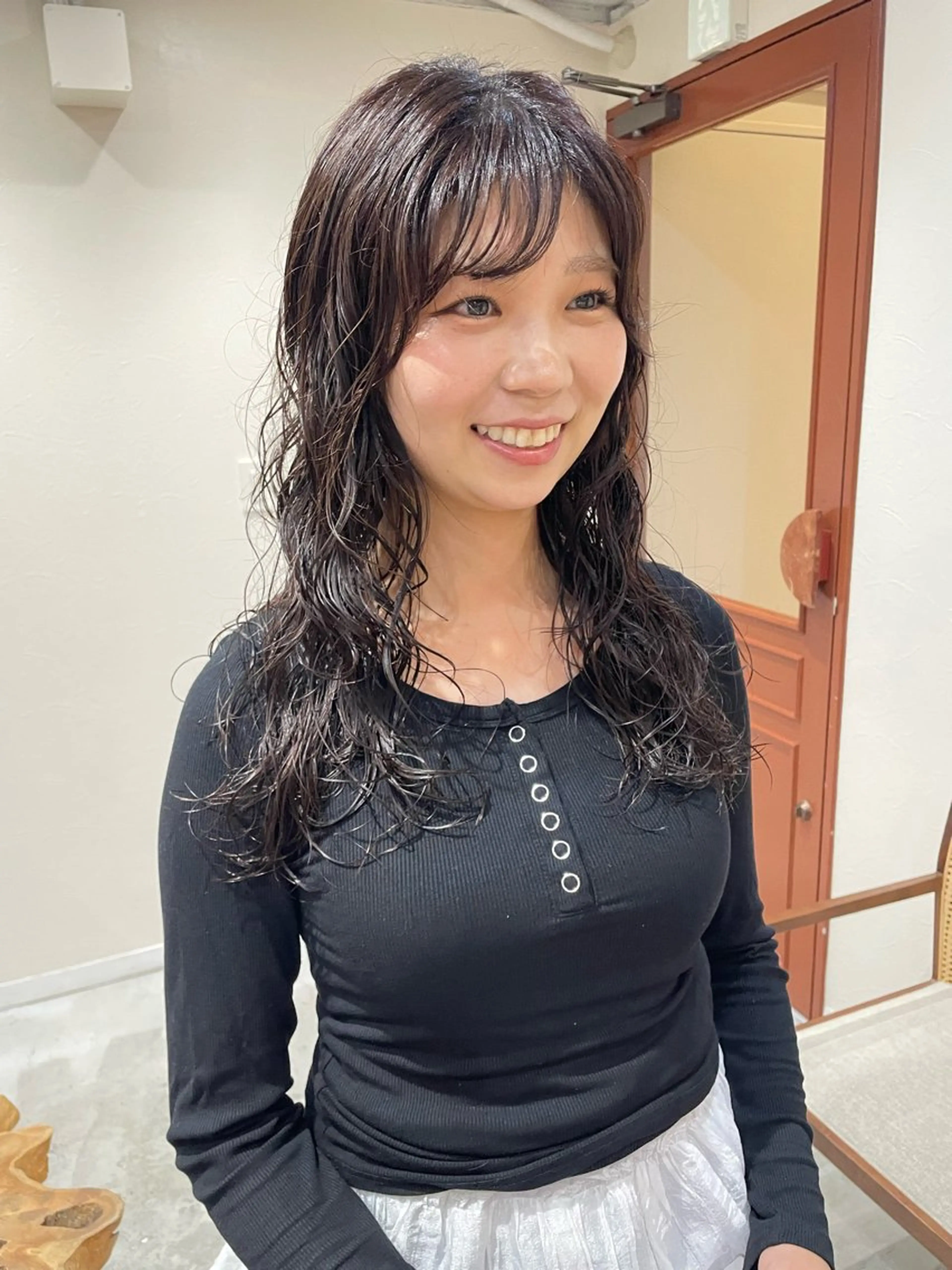 【12月minimo限定🎄】カット+パーマ+艶キュアトリートメント+シャンプーブロー✨🧴の写真