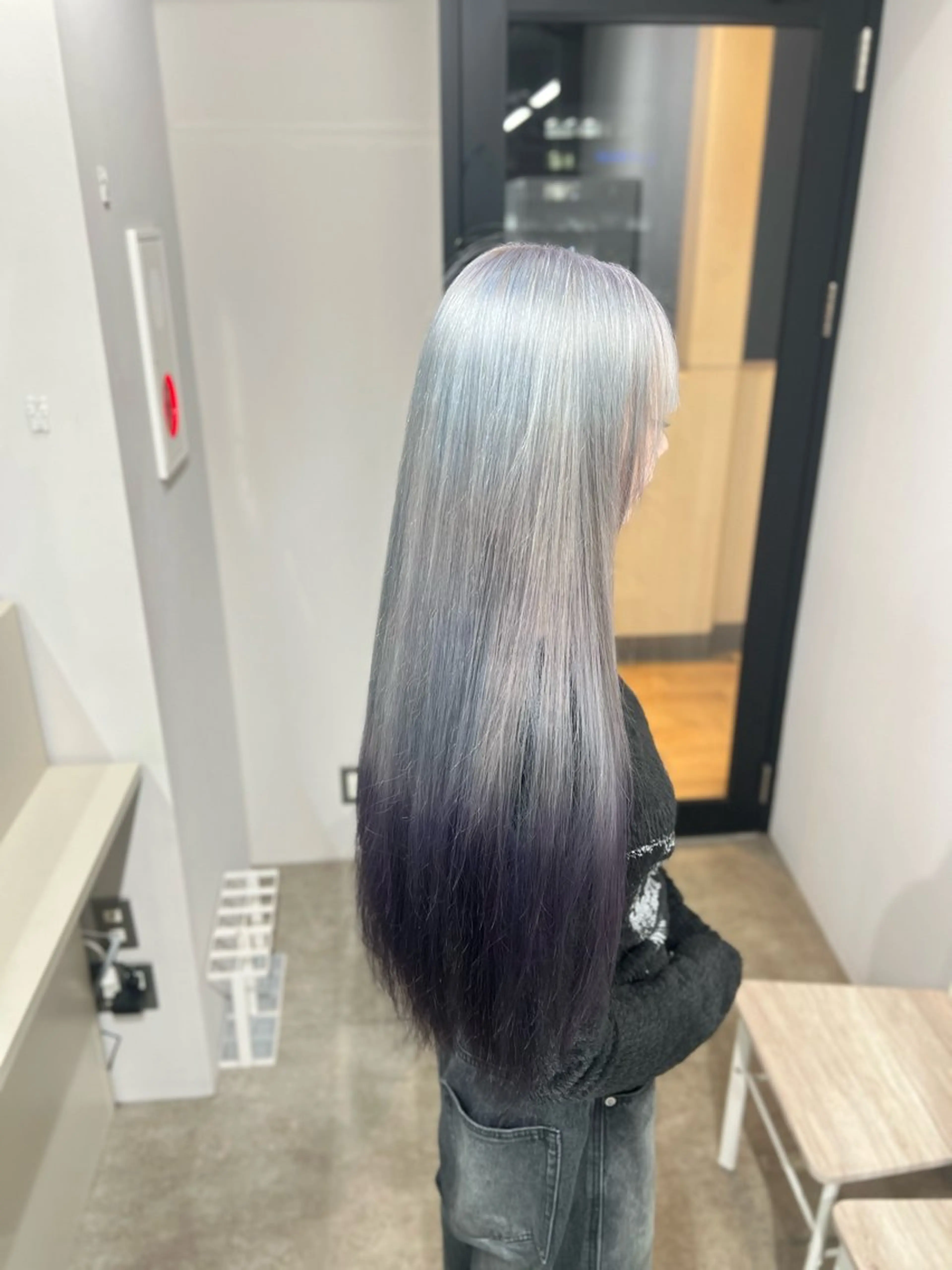 セミロング カラー ブリーチ/髪質改善/ レイヤー/YUTOのヘアスタイル