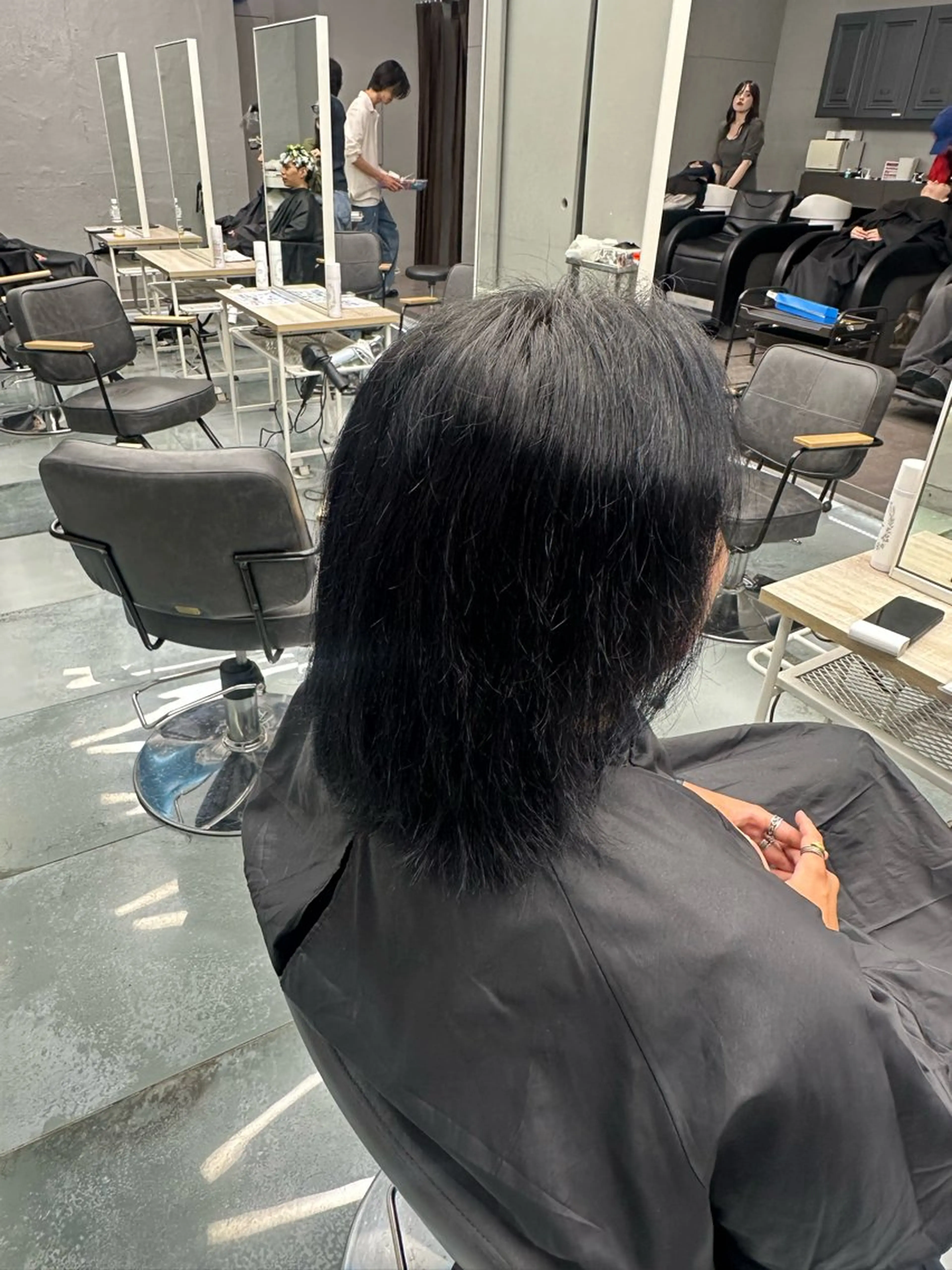 ミディアム カラー eye/nail⋆. shiho.:*☆のヘアスタイル