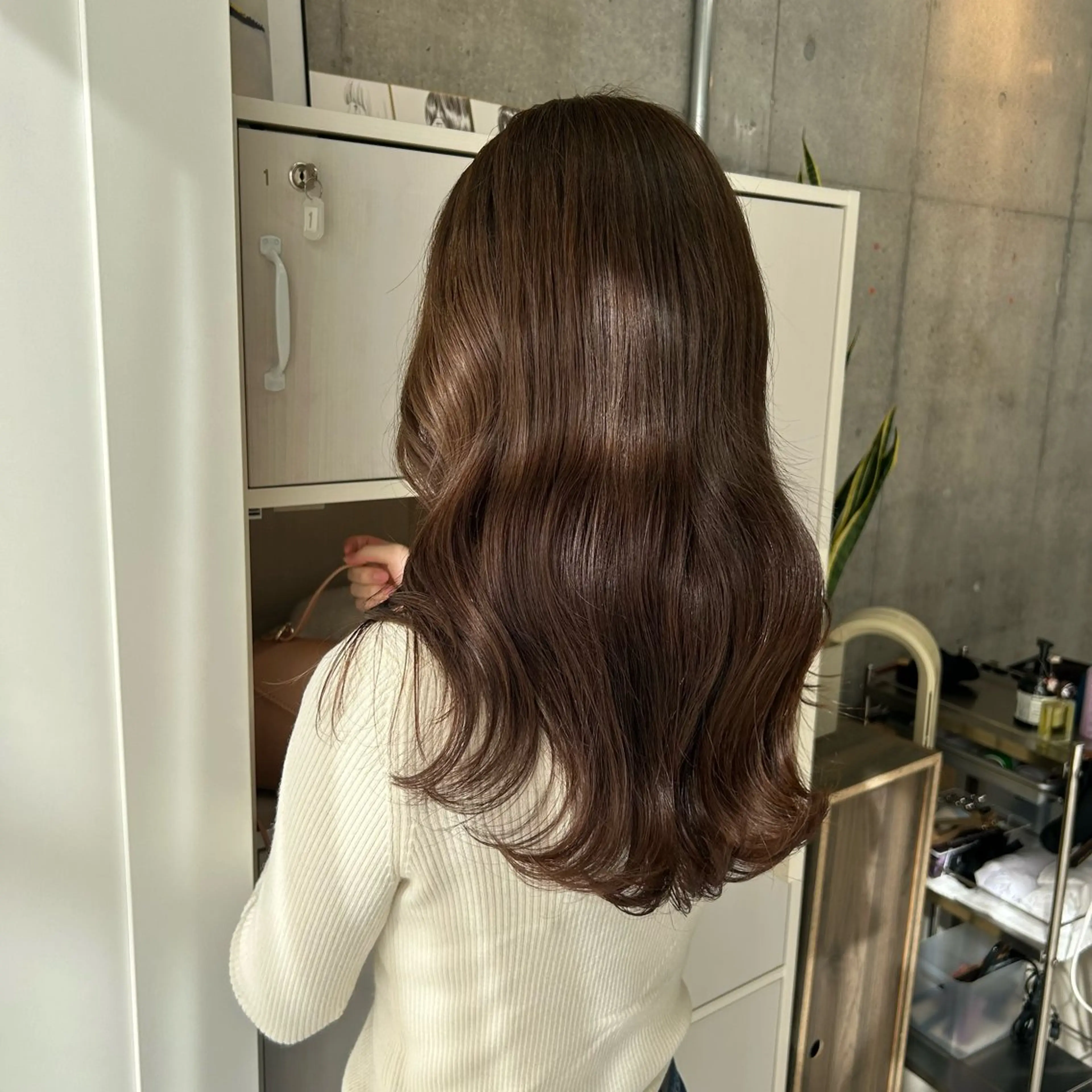 ロング ヘアカラー トリートメント LOE所属・LOE Yuuka/42🩵のヘアスタイル