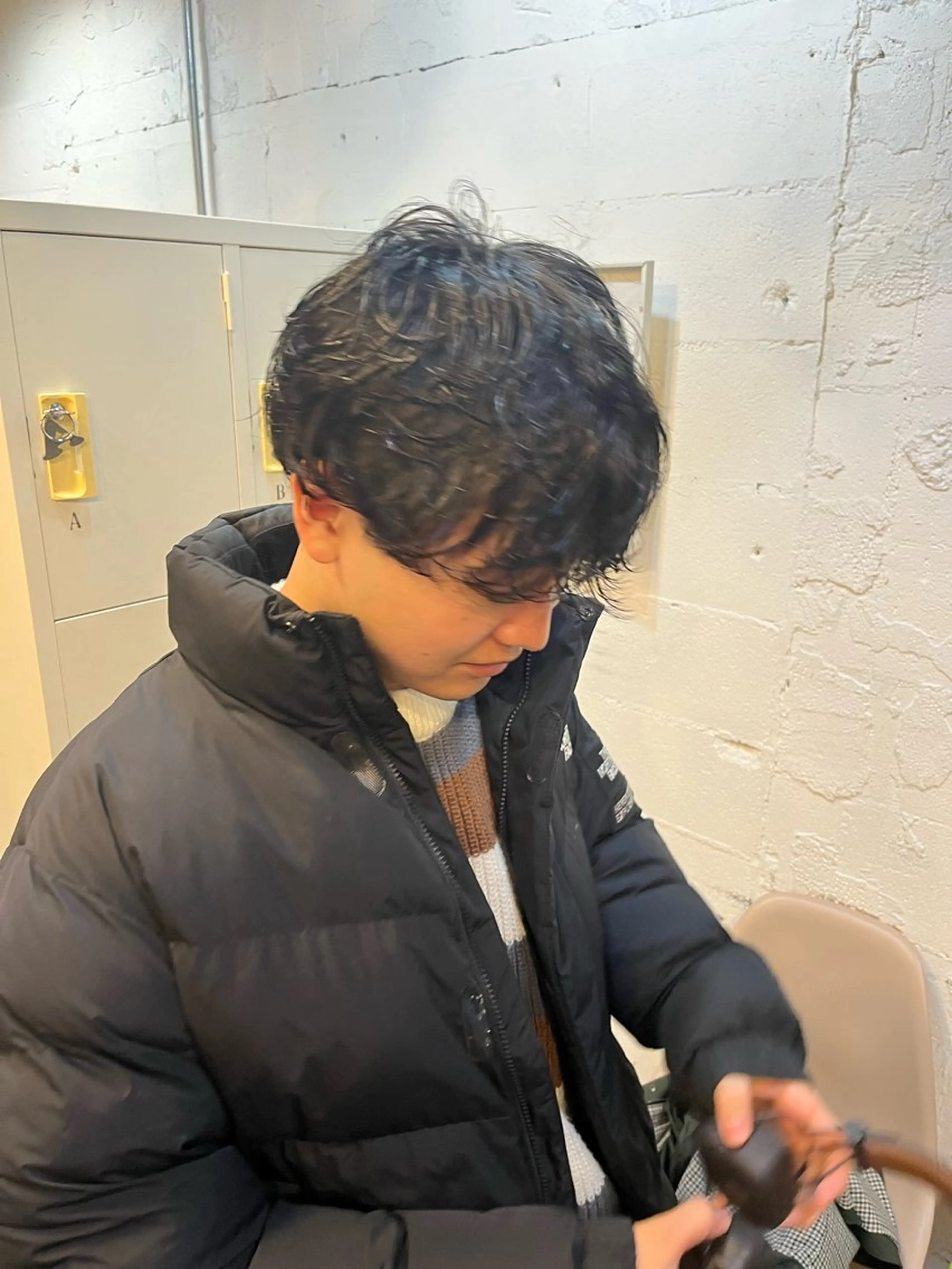 メンズ 髪質改善・艶カラー・ ボブ・リクト💥のヘアスタイル