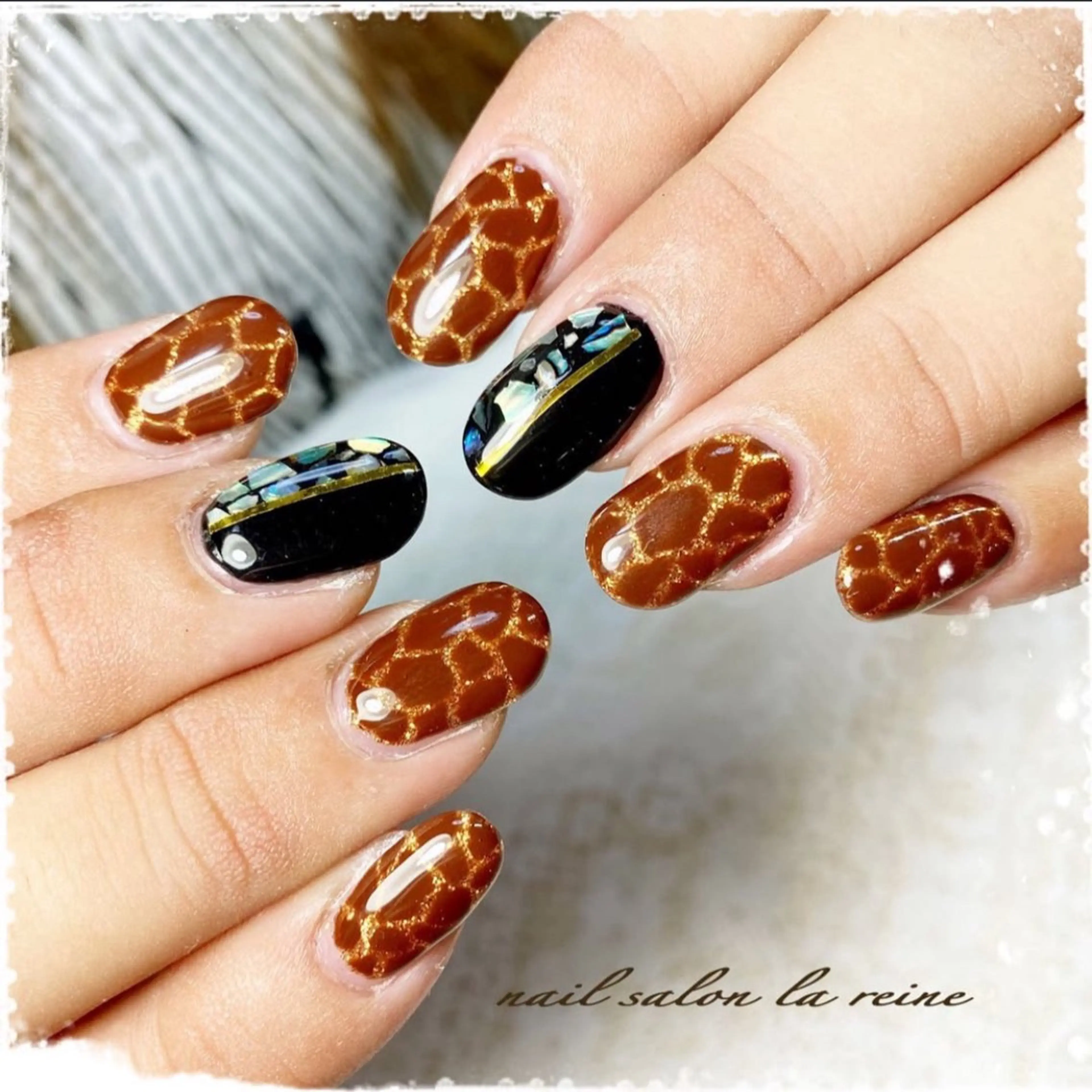 ネイル アートネイル ハンドネイル nail salon  la reine所属・nail salon la reineのネイルデザイン