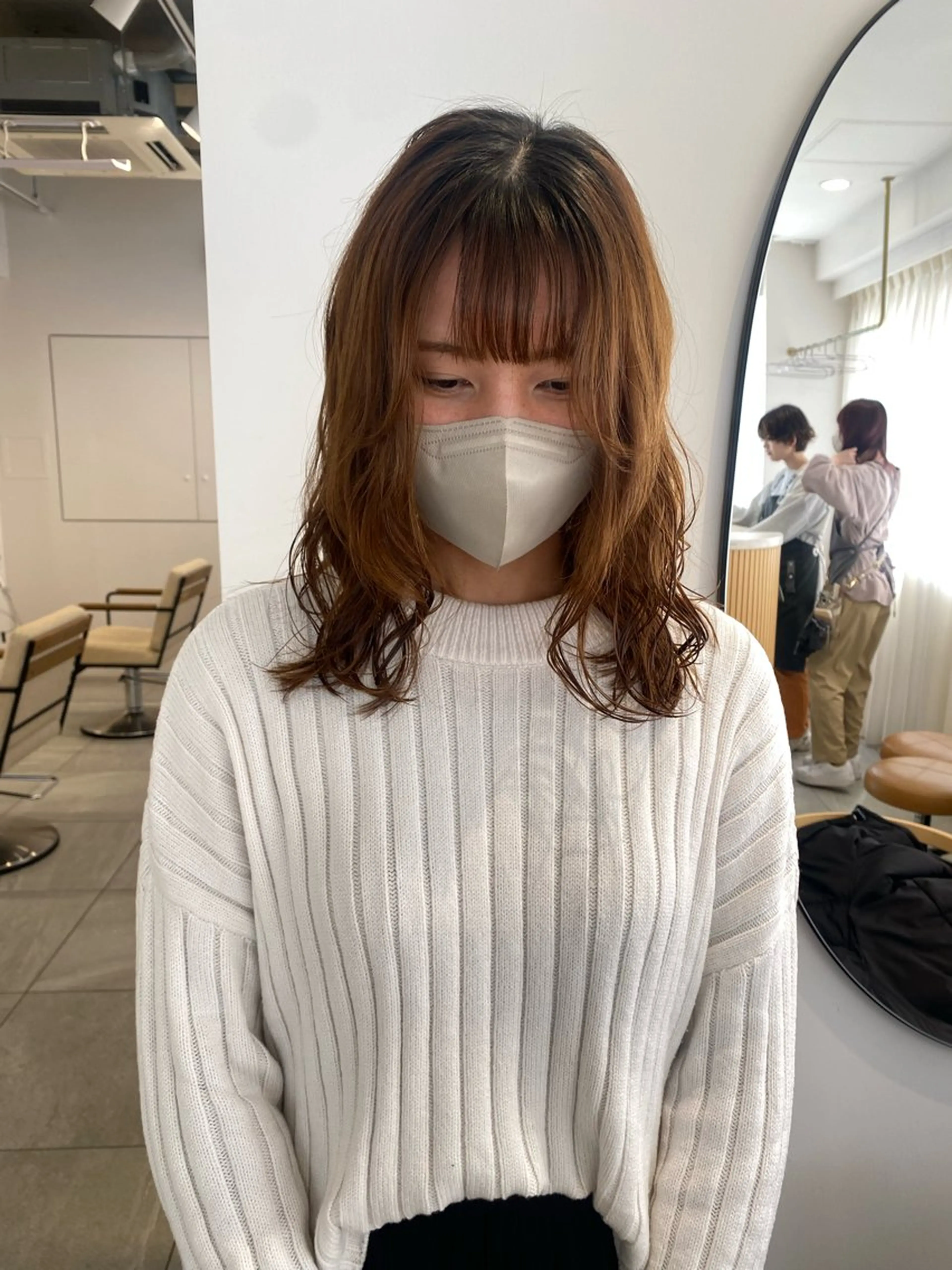 パーマ knock所属・knock　國友 華乃のヘアスタイル