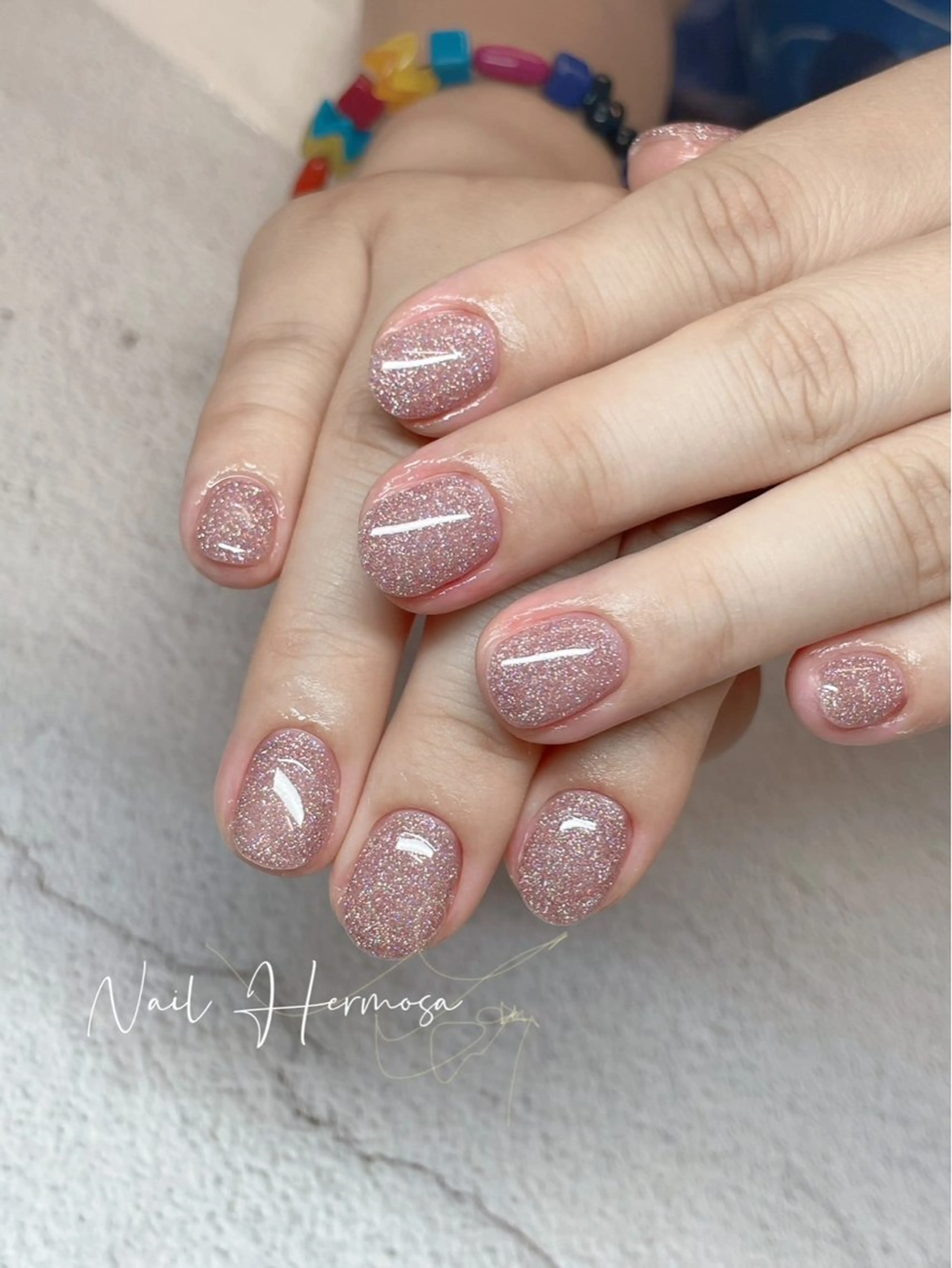 ネイル 長さ出し フラッシュネイル フットネイル ジェルネイル マグネットネイル ハンドネイル エルモサ YURIKAのネイルデザイン