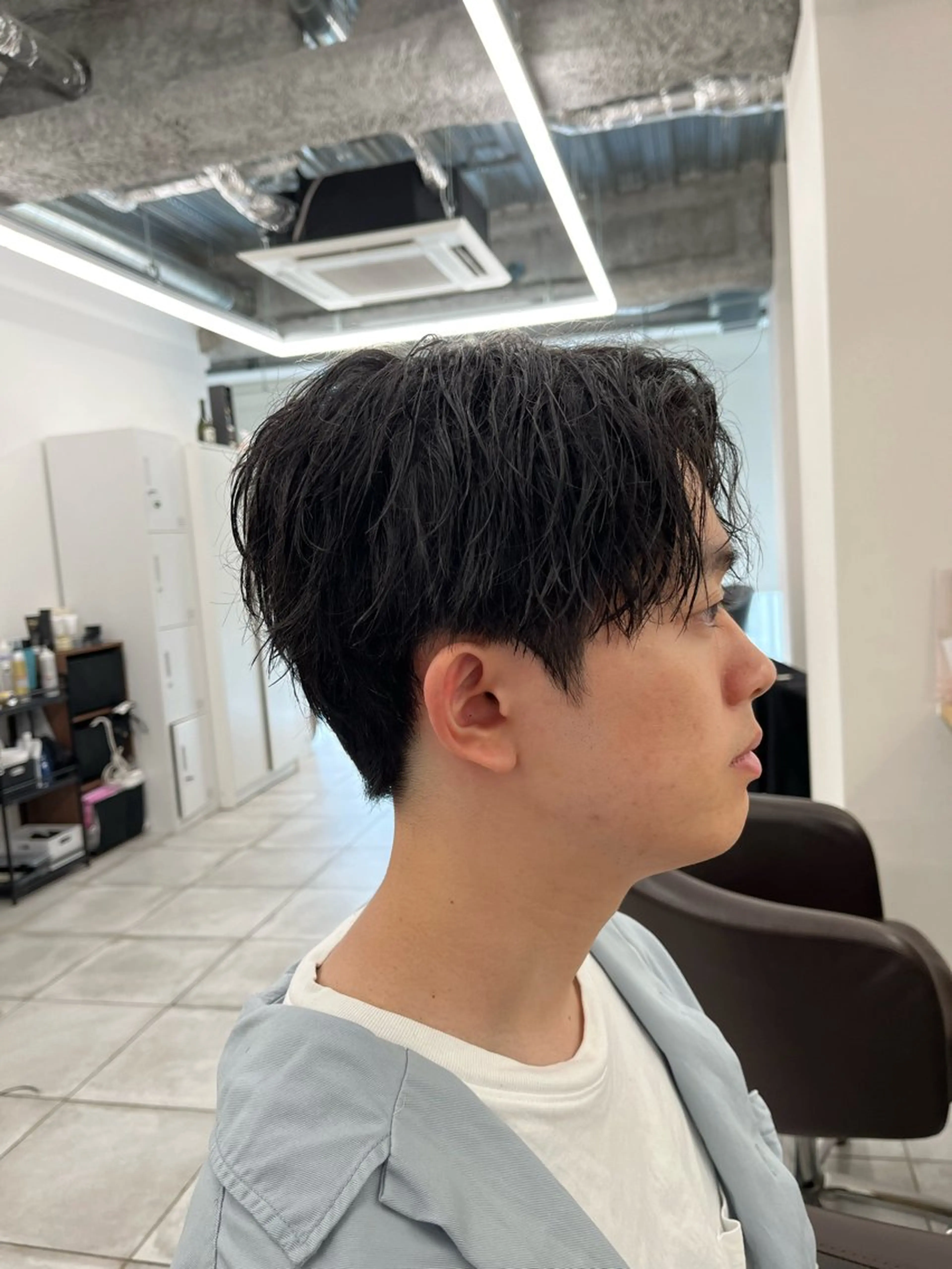 ショート パーマ メンズ 🏆メンズヘア特化 🥇代表りんぺーのヘアスタイル