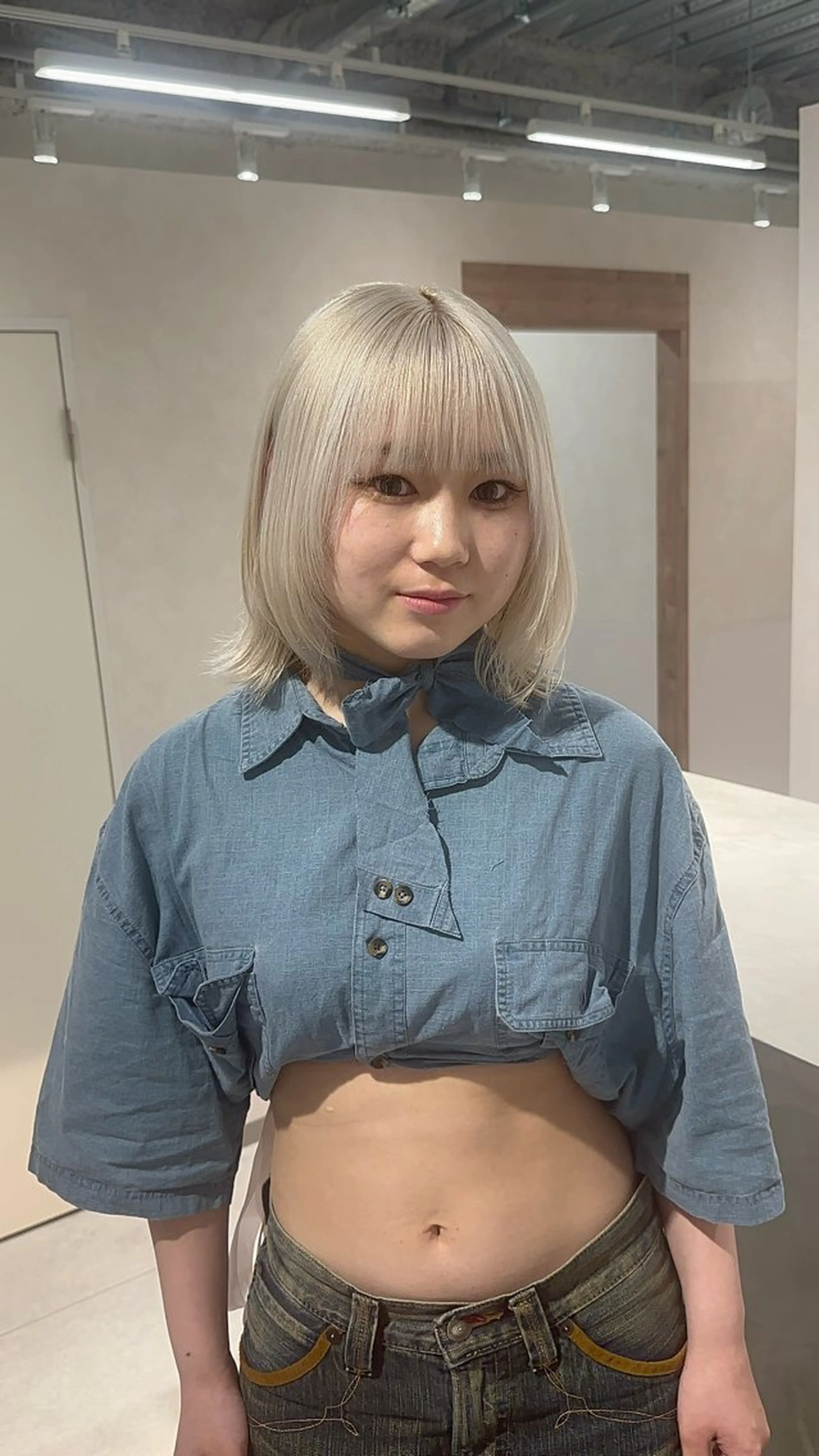 ショート カラー ボブ ウルフカット カット ヘアカラー トリートメント 鈴木/ミルクティー/ ブリーチ/ボブ/のヘアスタイル