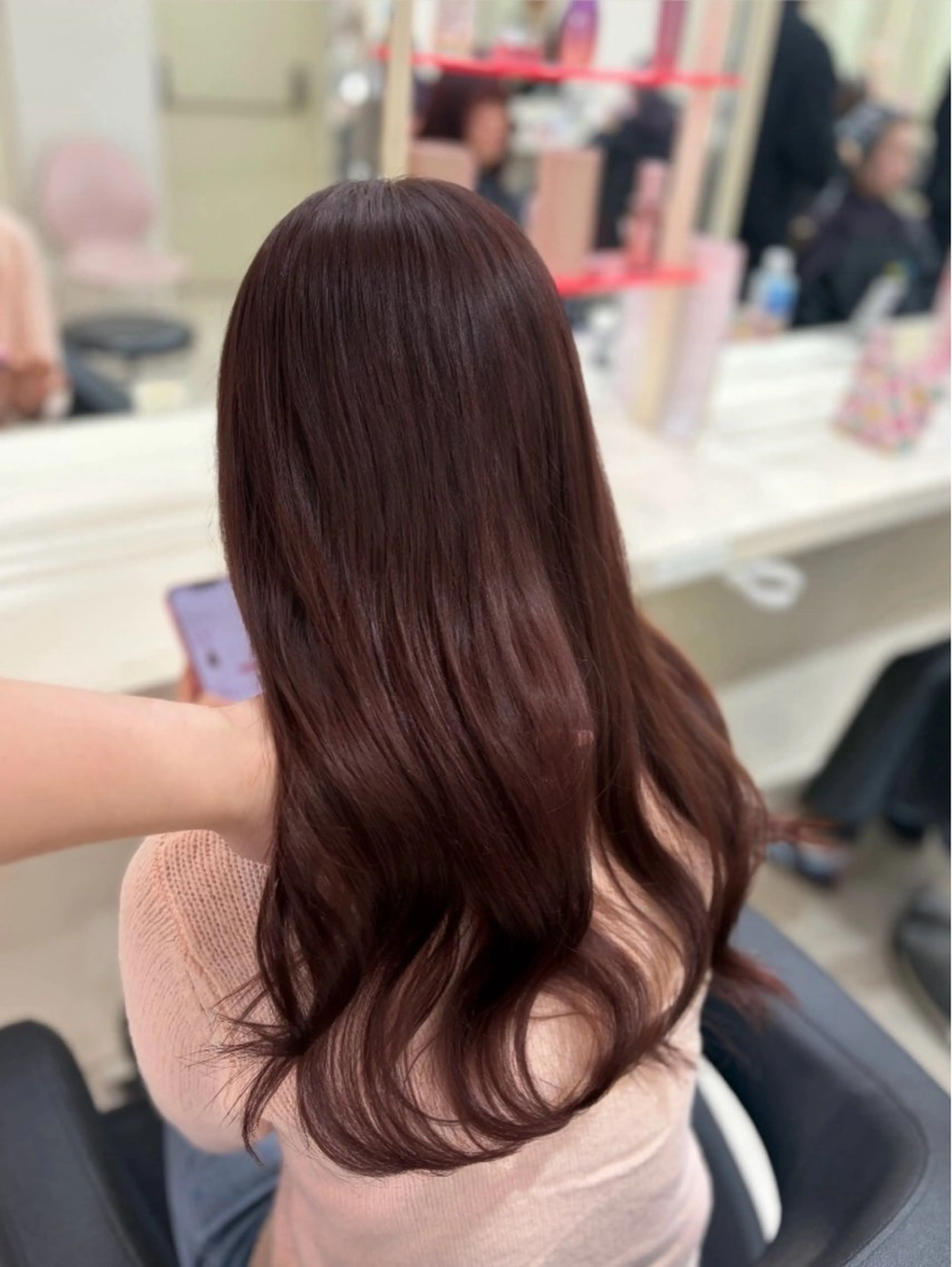 カラー ヘアカラー 暖色ガーリーヘア🎀 MEARI🩰のヘアスタイル