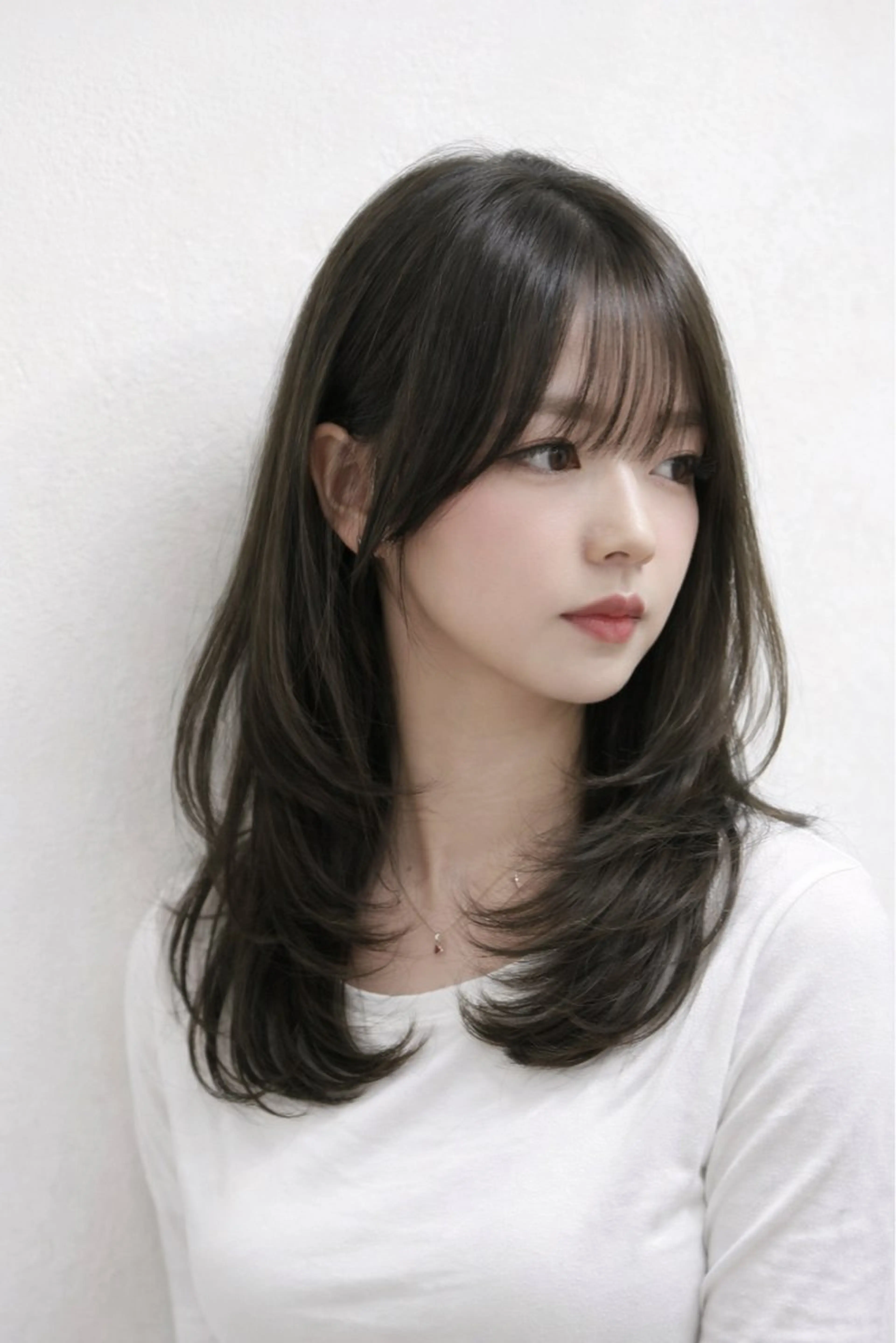 【🌱透明くすみカラー🌱】レイヤーカット＋上質ワンカラー+クイックトリートメント🌿の写真