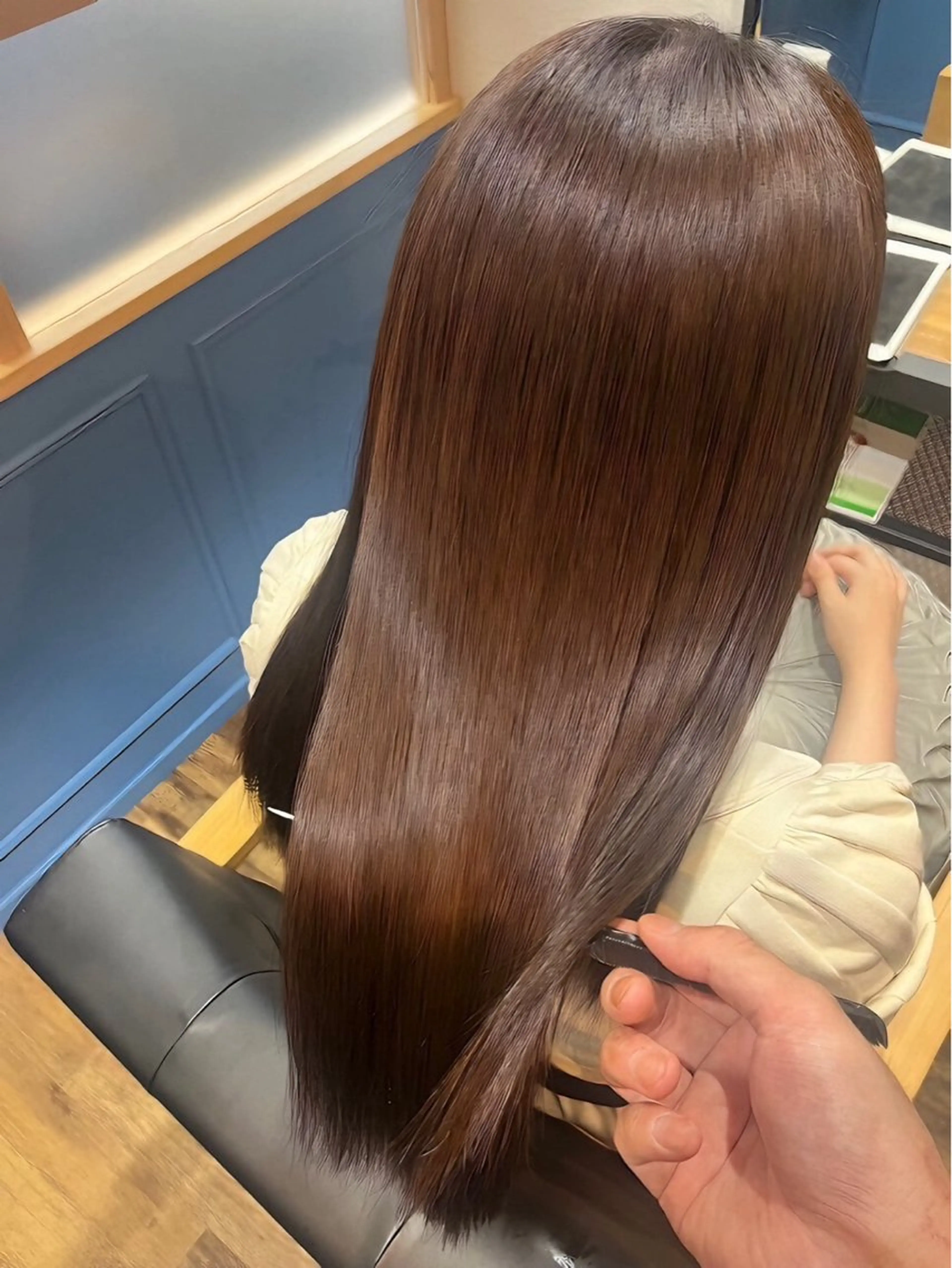 ロング カット ヘアカラー トリートメント Rain所属・✨髪質改善✨錦糸町 ⭐️Taisei⭐️のヘアスタイル