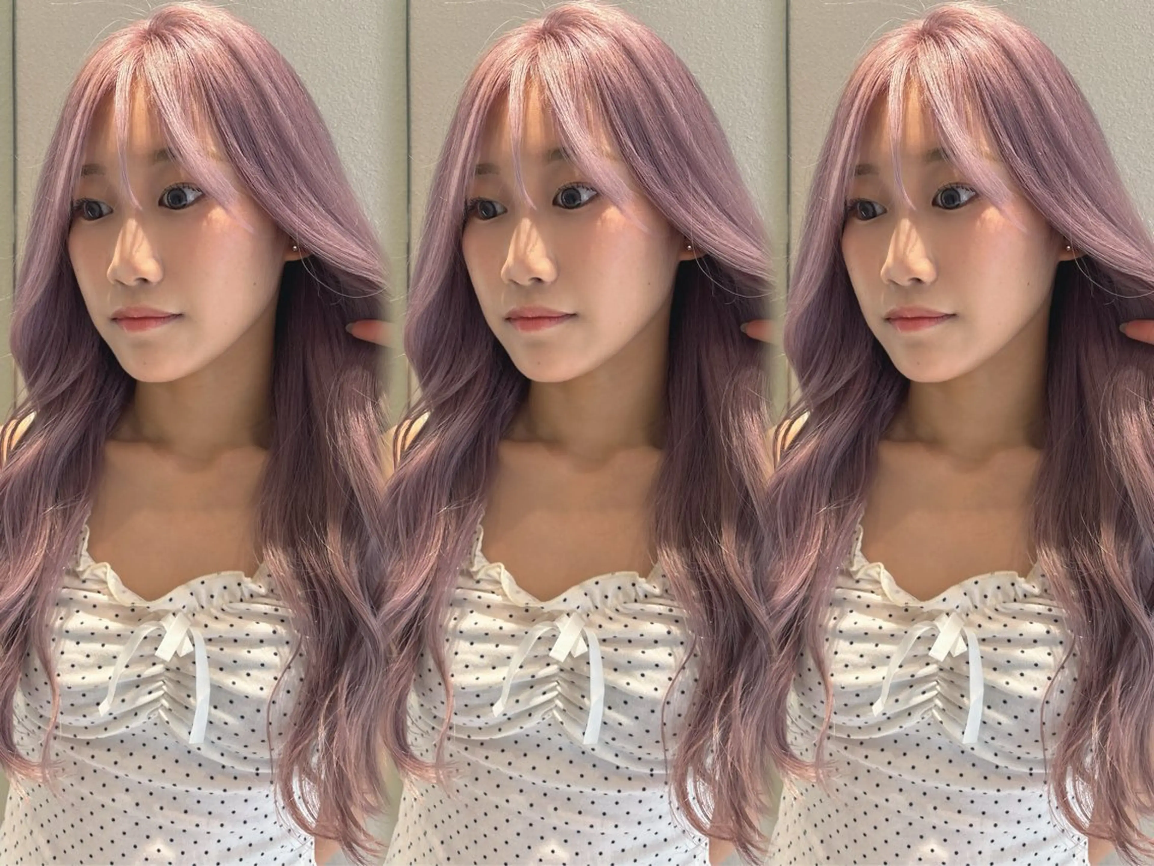 ロング ヘアカラー ブリーチ🌟リタッチ 🎠KANON🎡のヘアスタイル