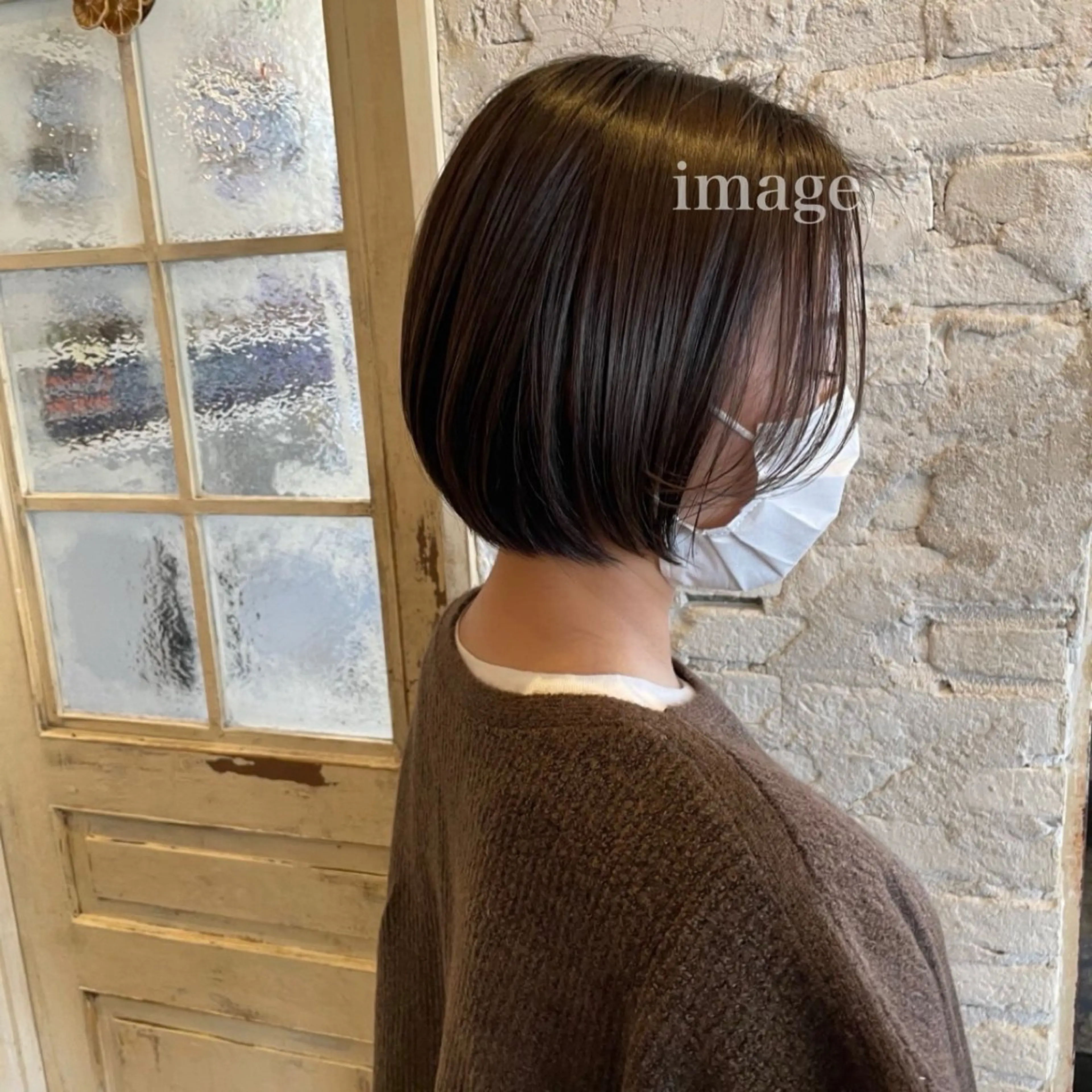 ミディアム 小村 理音のヘアスタイル