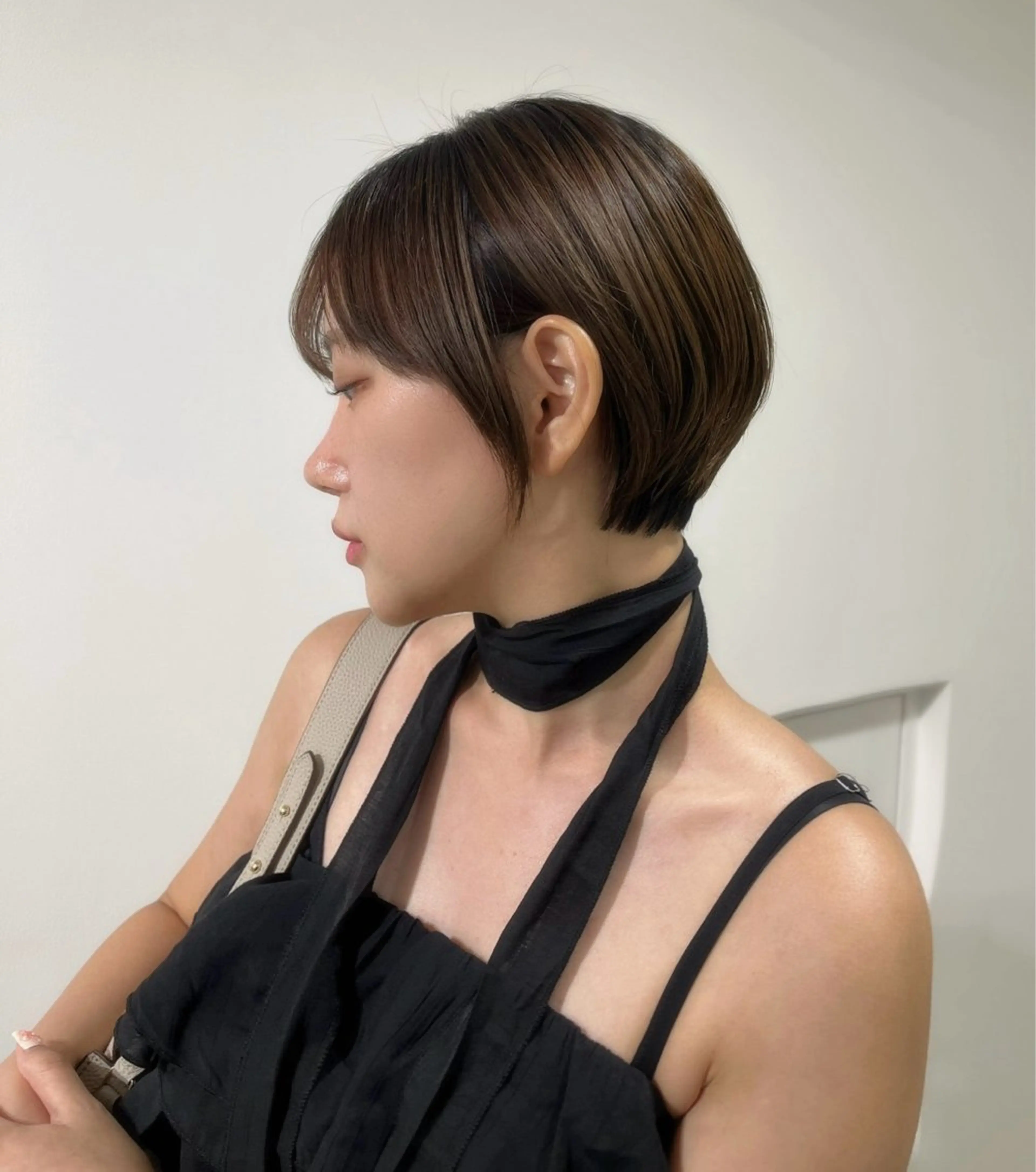ショート モテヘア/グレージュ /ボブ/前原汐🎐のヘアスタイル