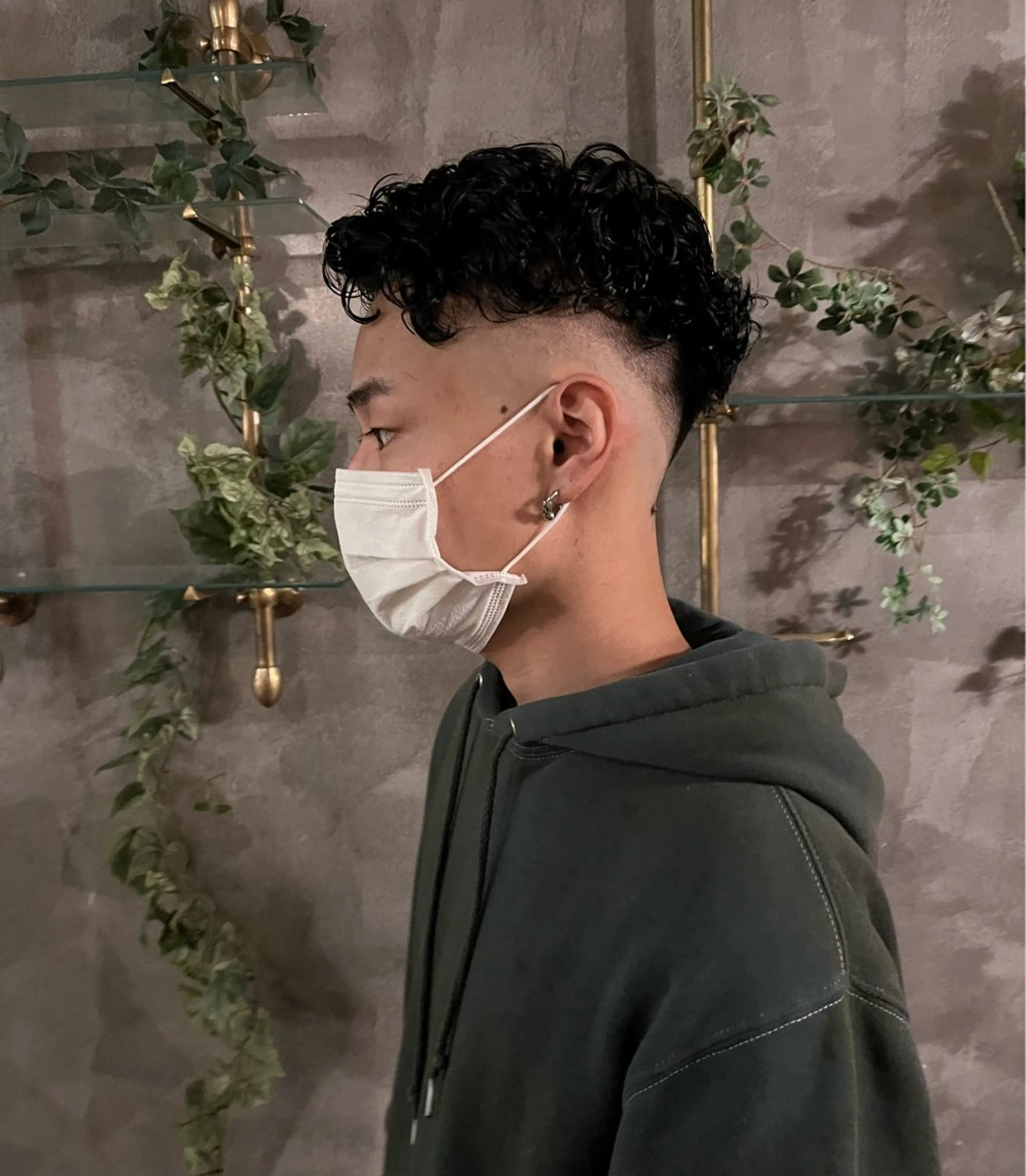 パーマ メンズ フェードカット NYLON.所属・ブリーチ/縮毛矯正 ❤️‍🔥シンノスケのヘアスタイル