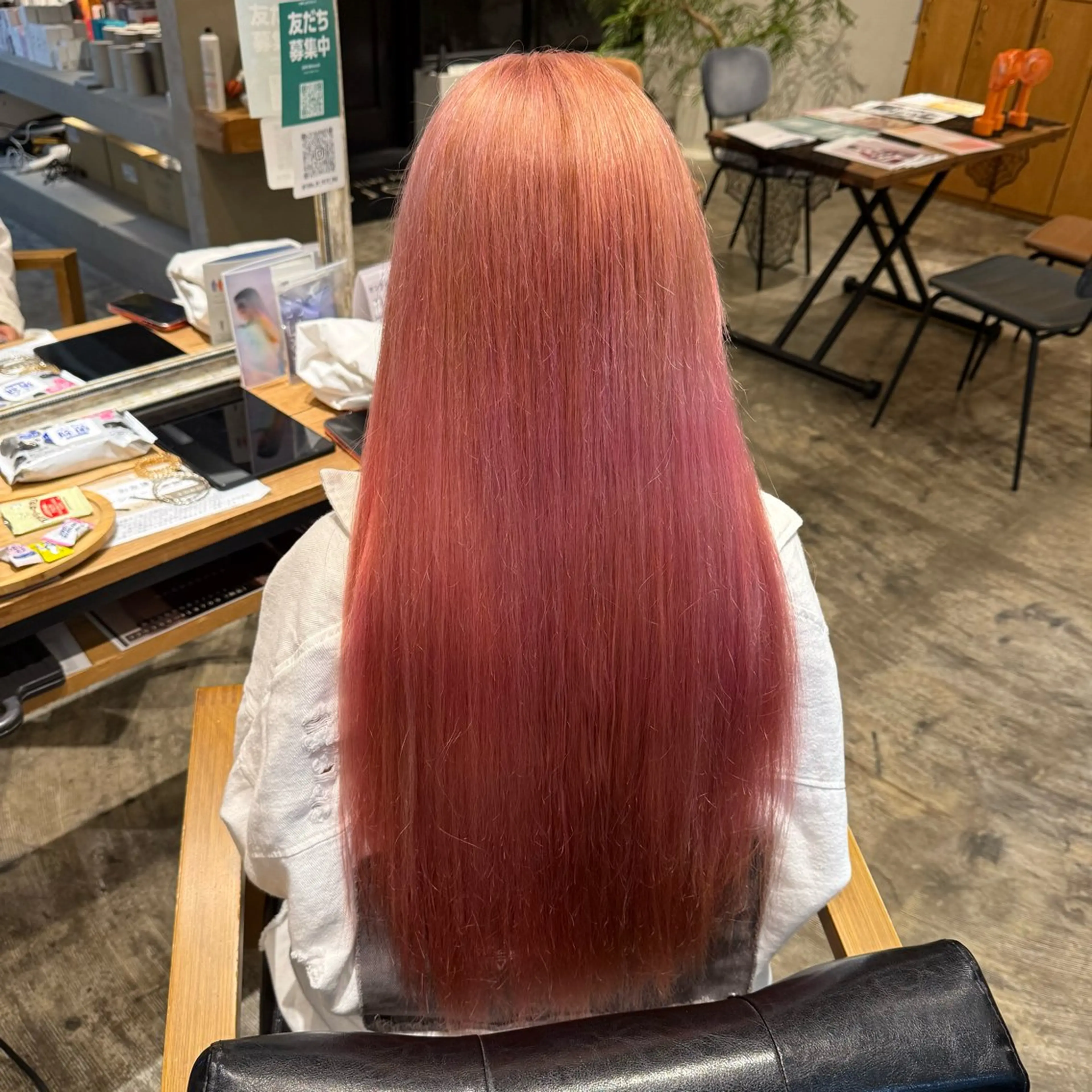 ロング ヘアカラー ✧*｡韓国ヘア 今塚裕夏🦋🖤のヘアスタイル