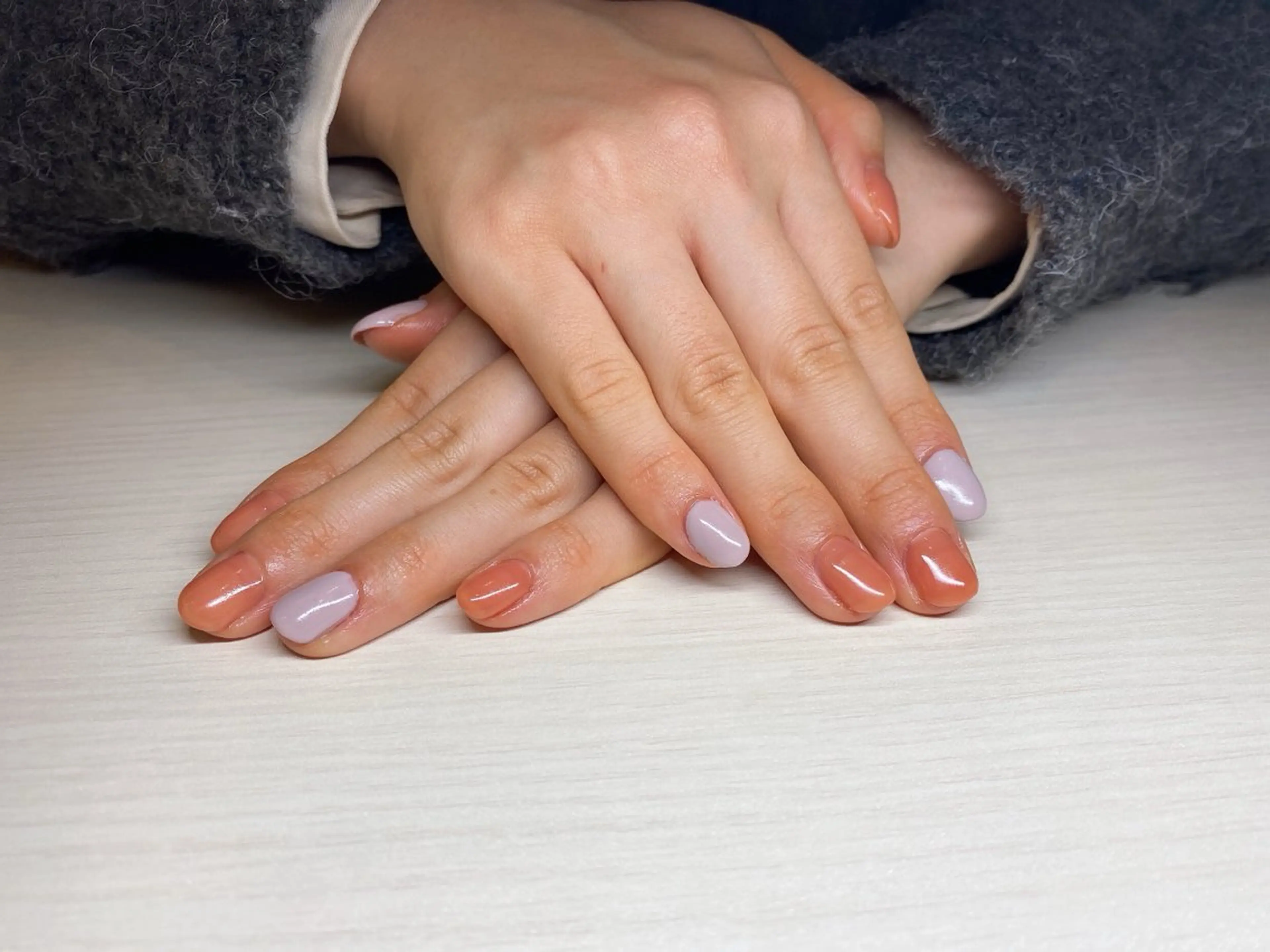 ネイル ワンカラーネイル ピンク 春ネイル 齋藤 優花のネイルデザイン