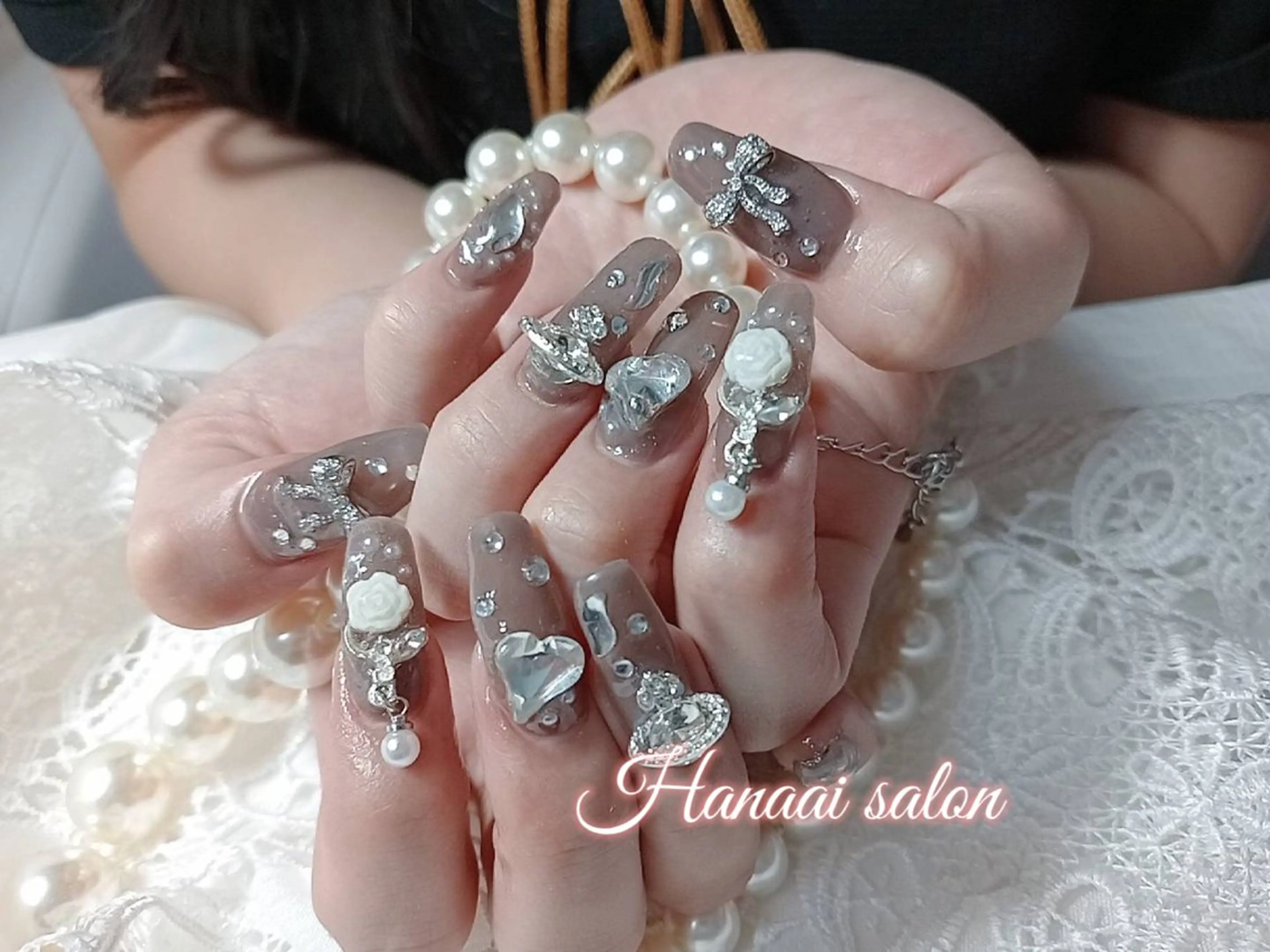 セミロング Hanaai Salon新宿店のネイルデザイン