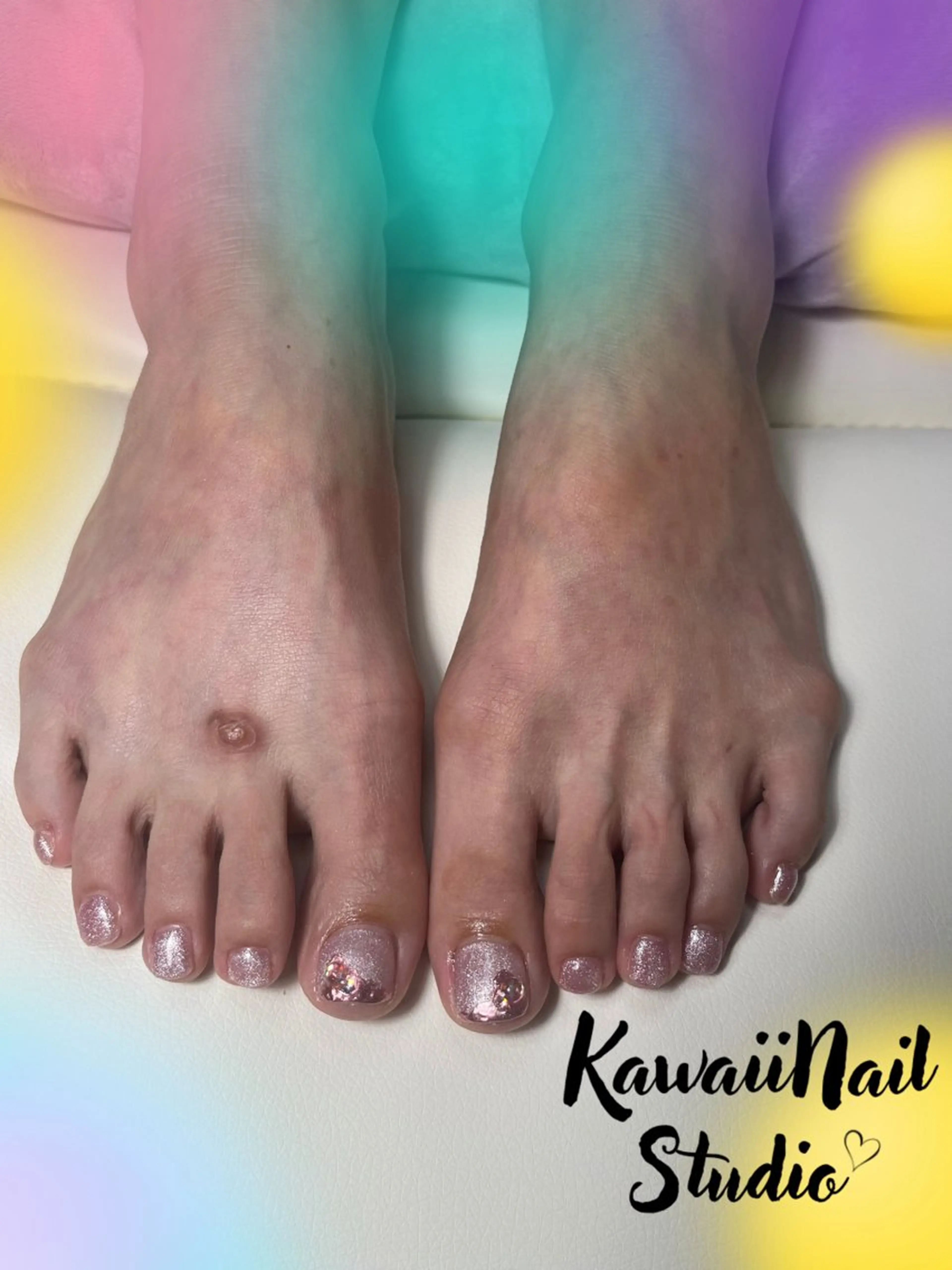 ネイル フットネイル マグネットネイル Kawaii nail studio所属・Kawaiinail studioのネイルデザイン
