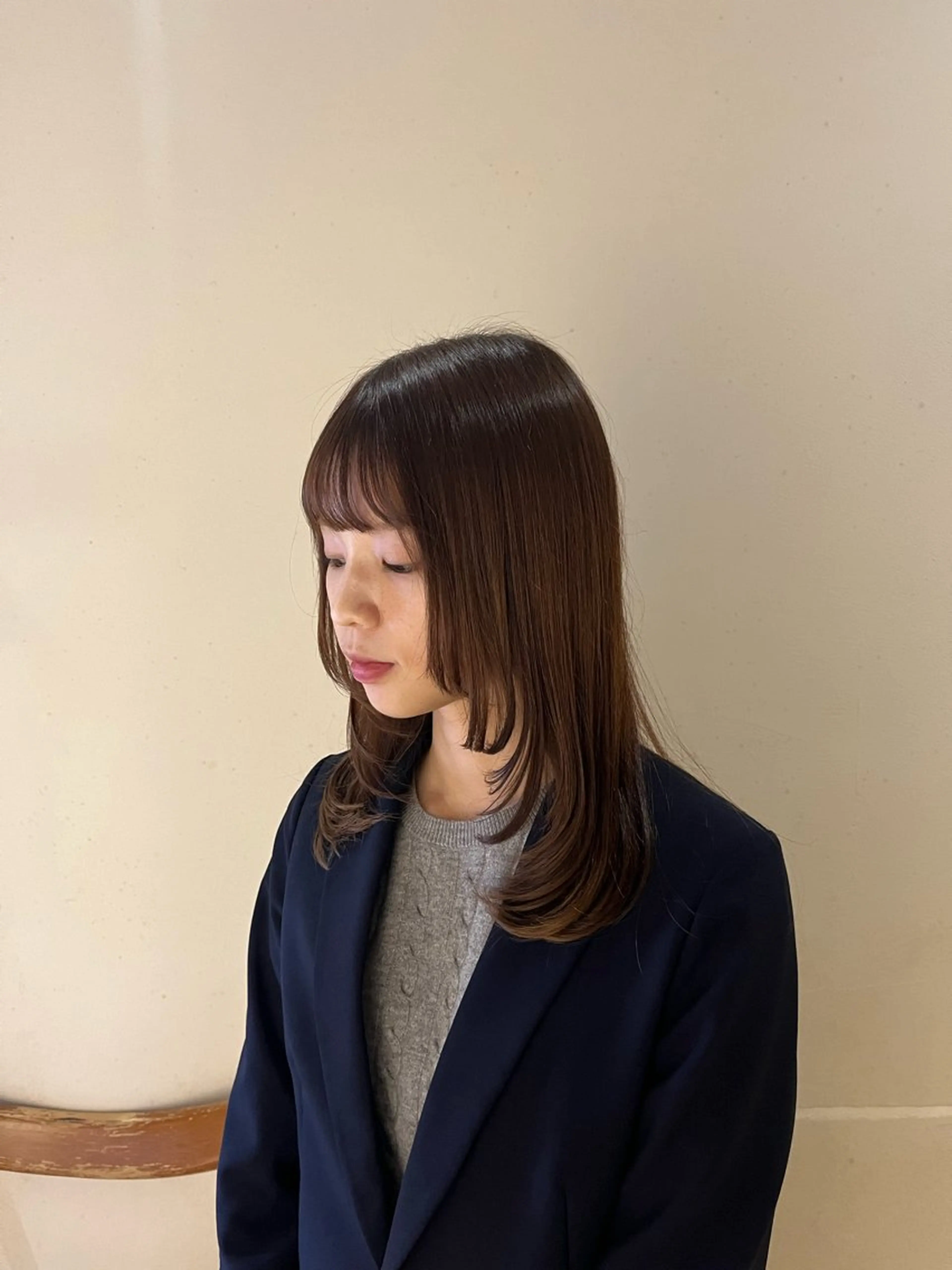 ミディアム レイヤーカット みわ/博多 ブリーチ/メンズヘアのヘアスタイル