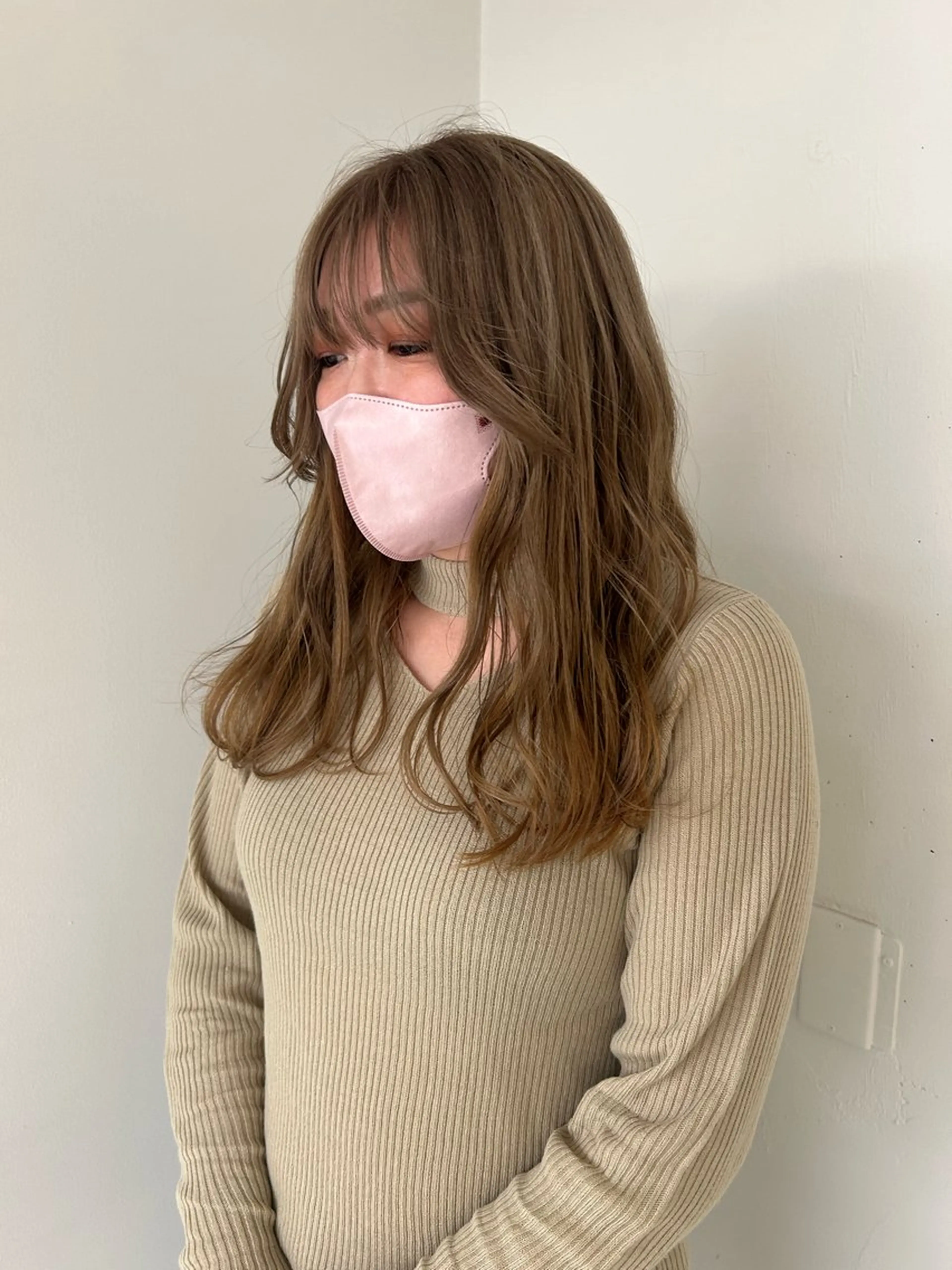 ロング カラー ヘアカラー トリートメント ケアパーマ/ケアブリ ーチdaisukeのヘアスタイル