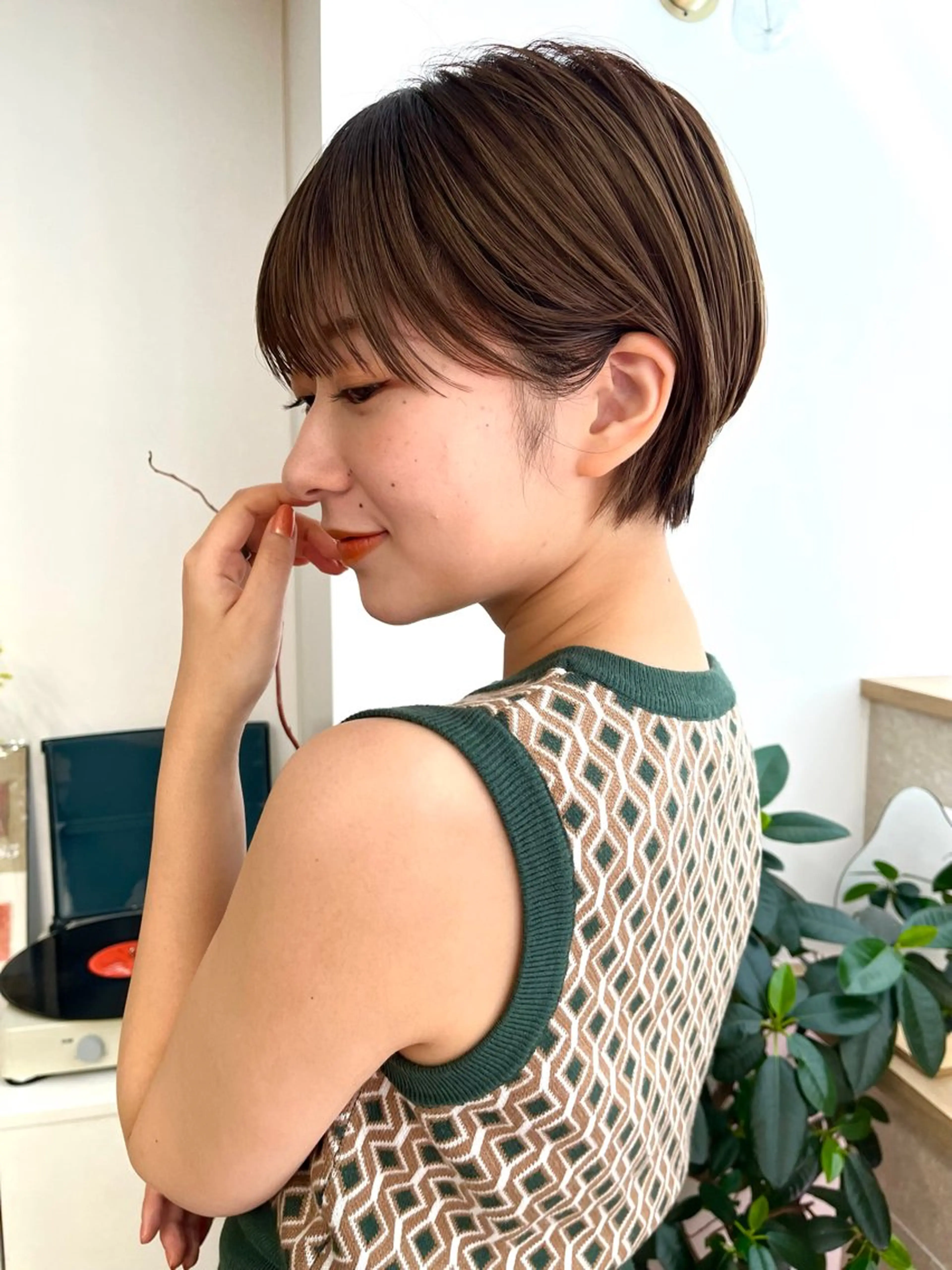 ショート カラー ショートボブ ボブ ショートヘア トリートメント Riposo.所属・✨艶髪✨ 奈須晴香のヘアスタイル