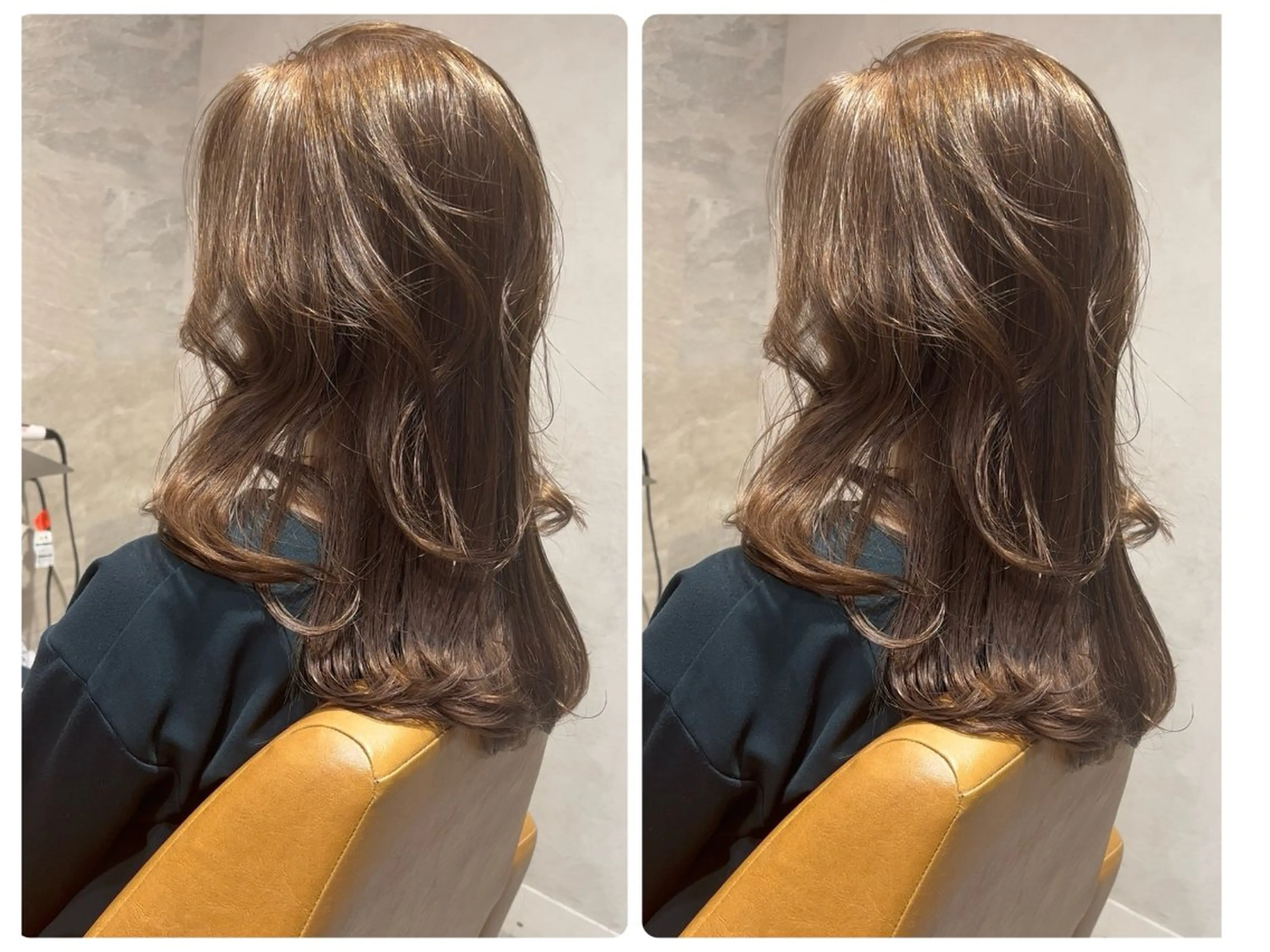 セミロング ヘアカラー トリートメント lond rouge所属・🍂透明感カラー 美髪矯正　YUTOのヘアスタイル