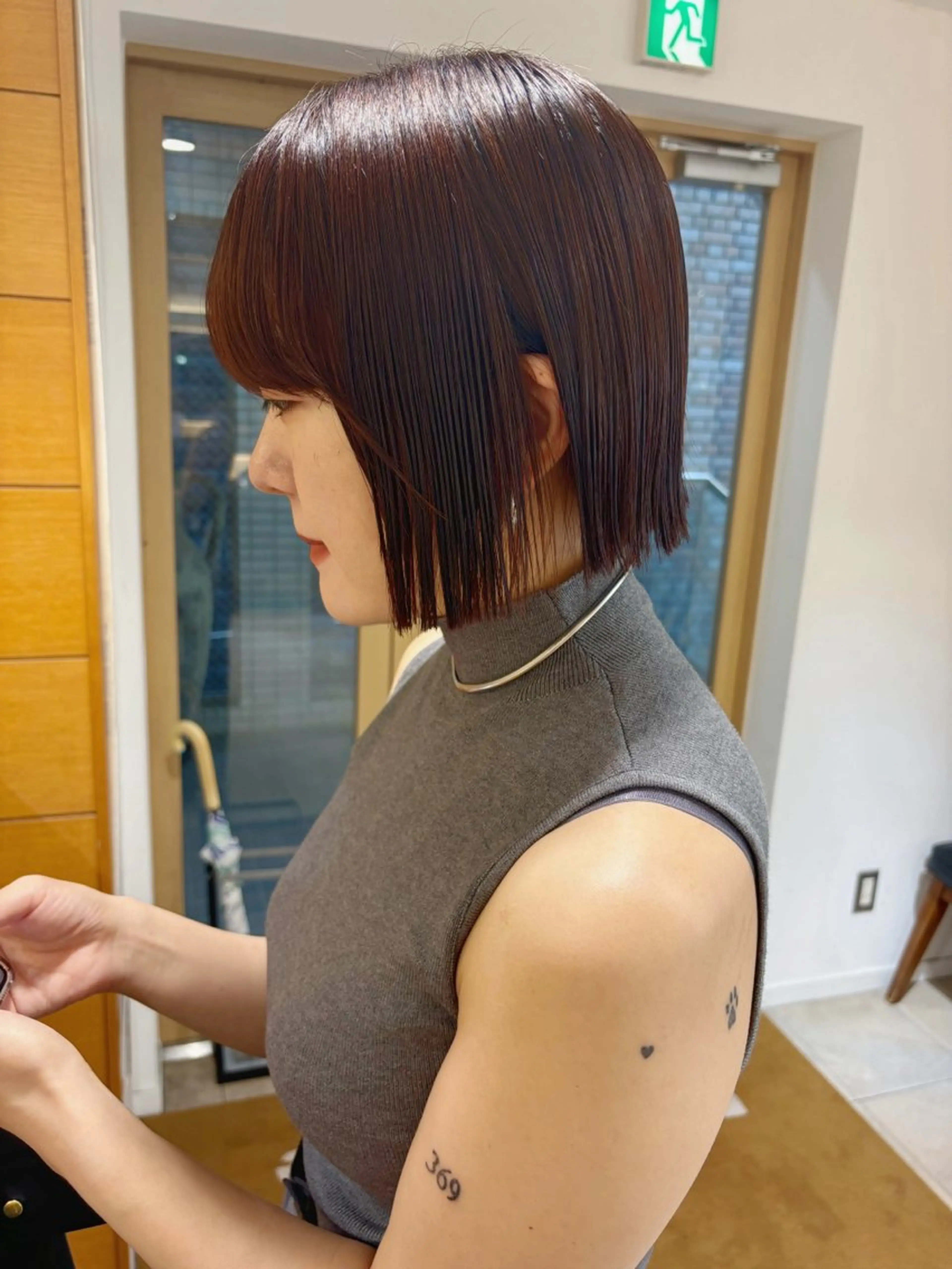 ⭐️似合わせカット+カラー+1ステップシルクトリートメントの写真