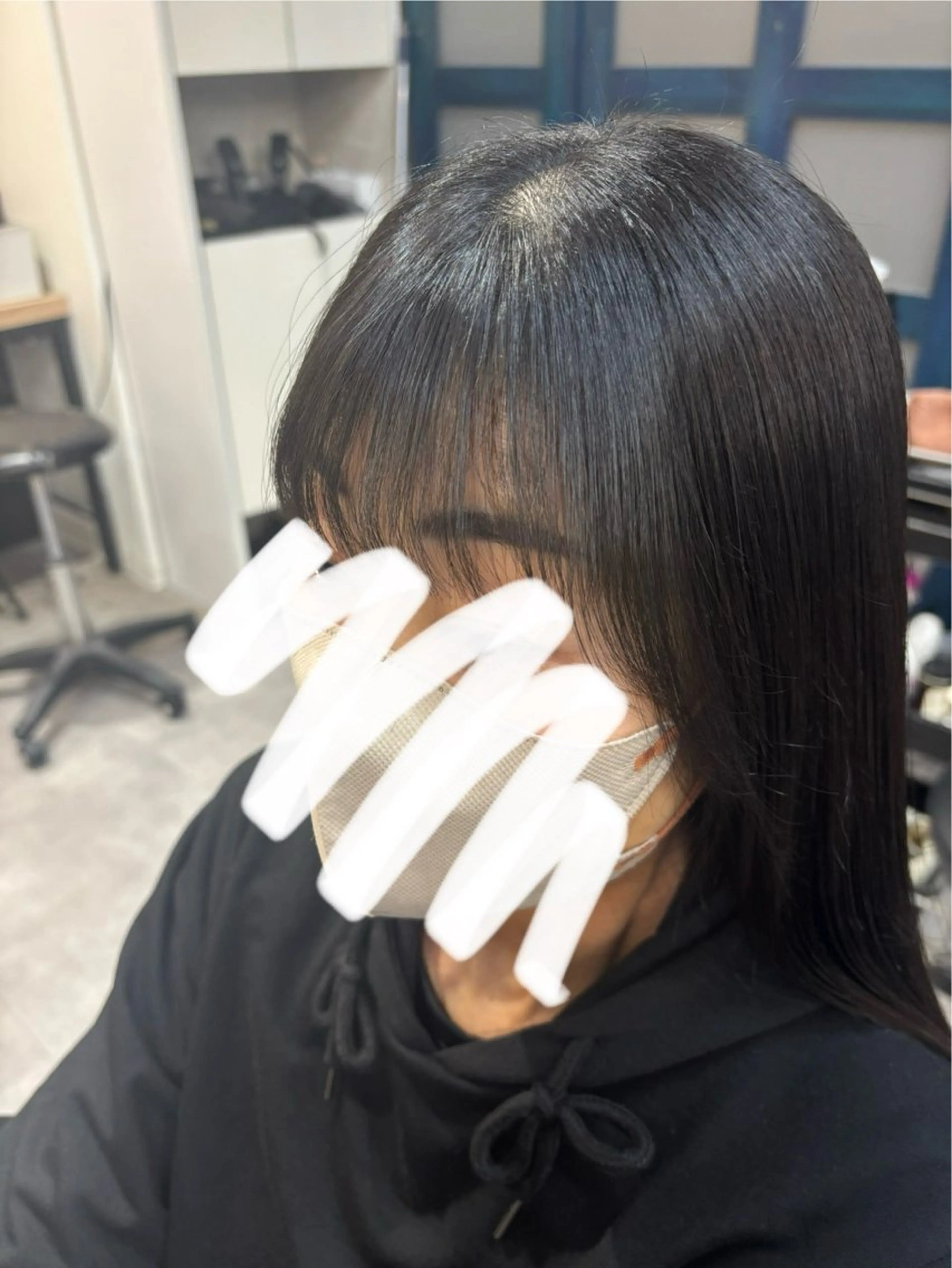 縮毛矯正 田中澪🩵ྀི /giinii横浜のヘアスタイル