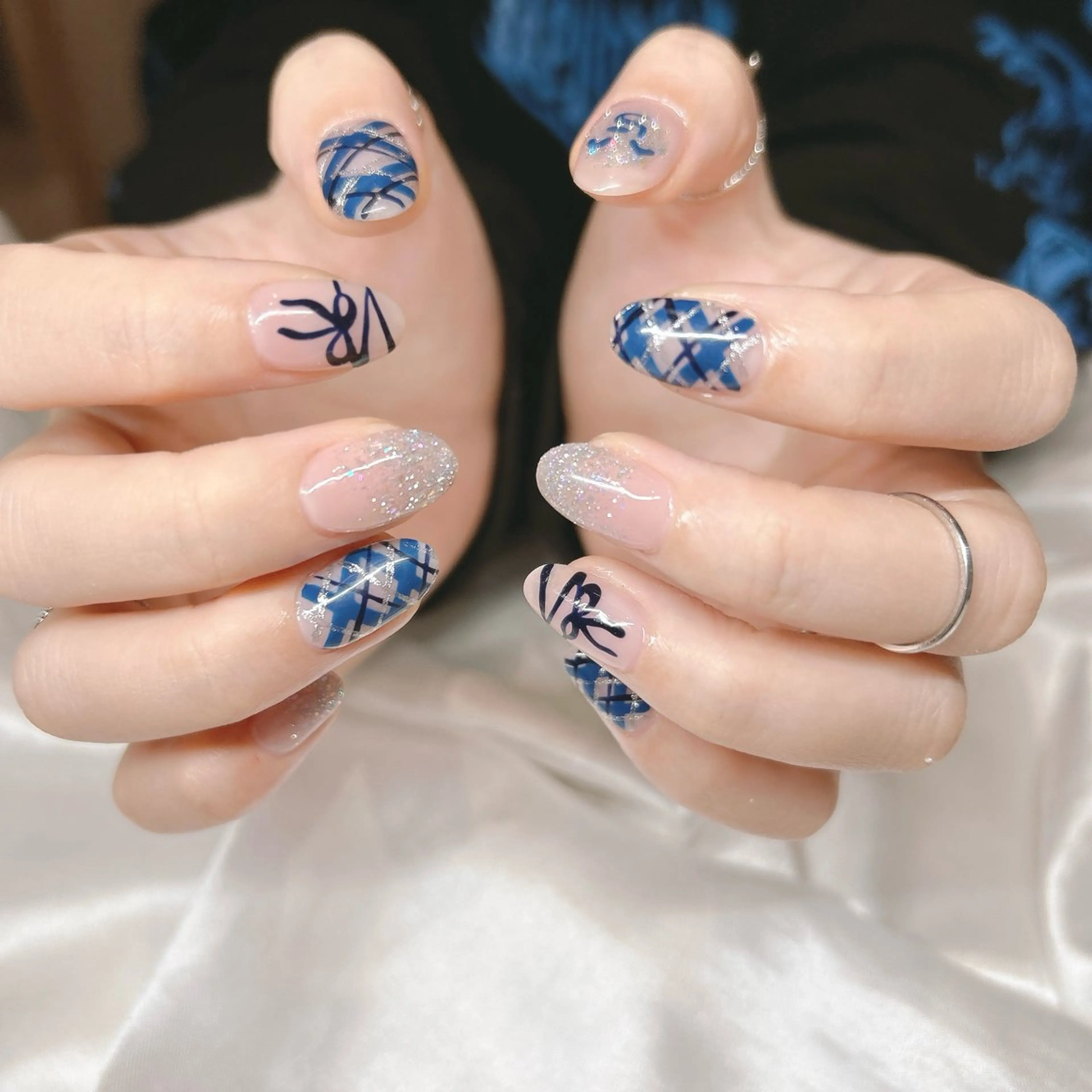 ネイル ハンドネイル junna のぞいてねのネイルデザイン