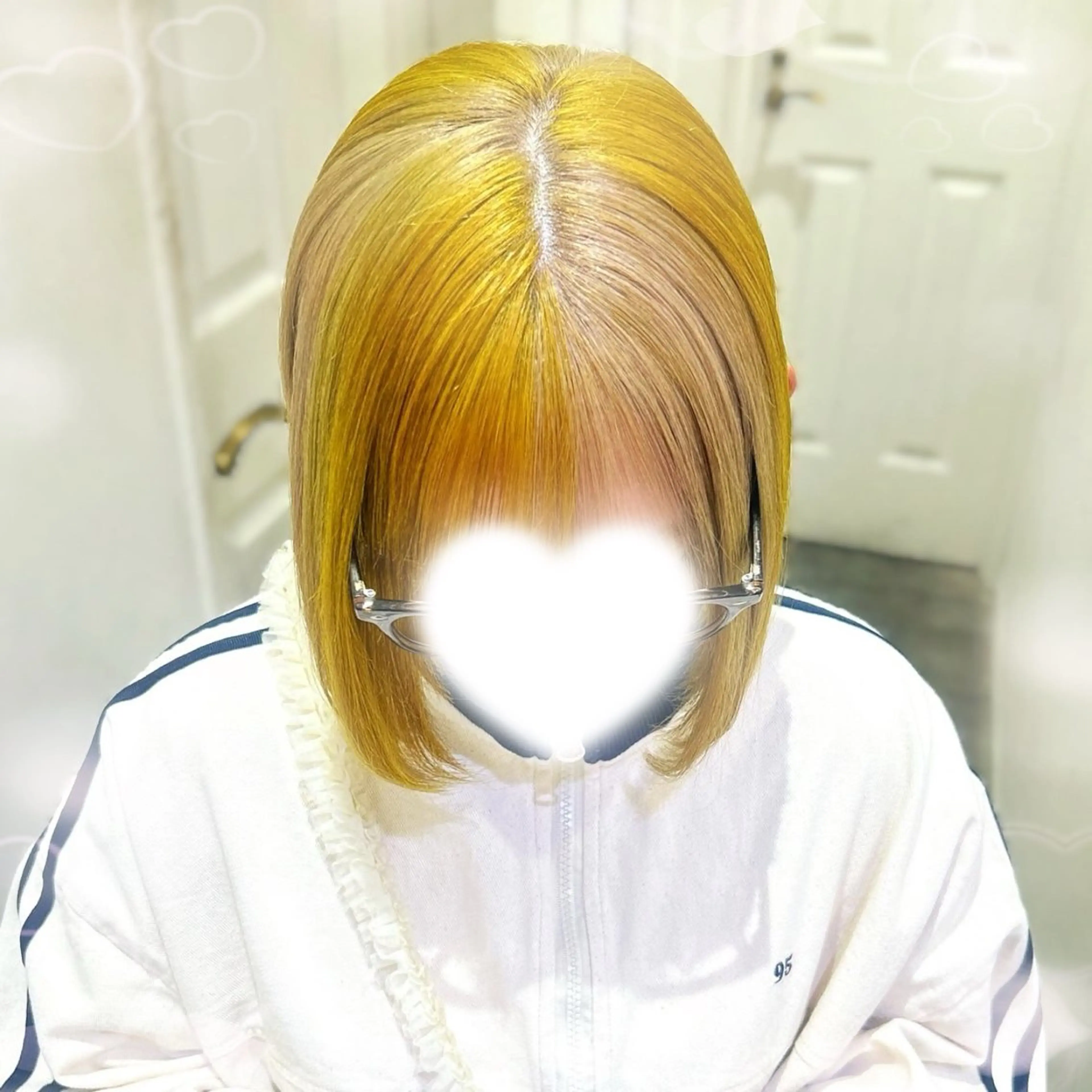 カラー イエローカラー ヘアカラー 🎼艶感カラー ヘアメ たま🎀のヘアスタイル
