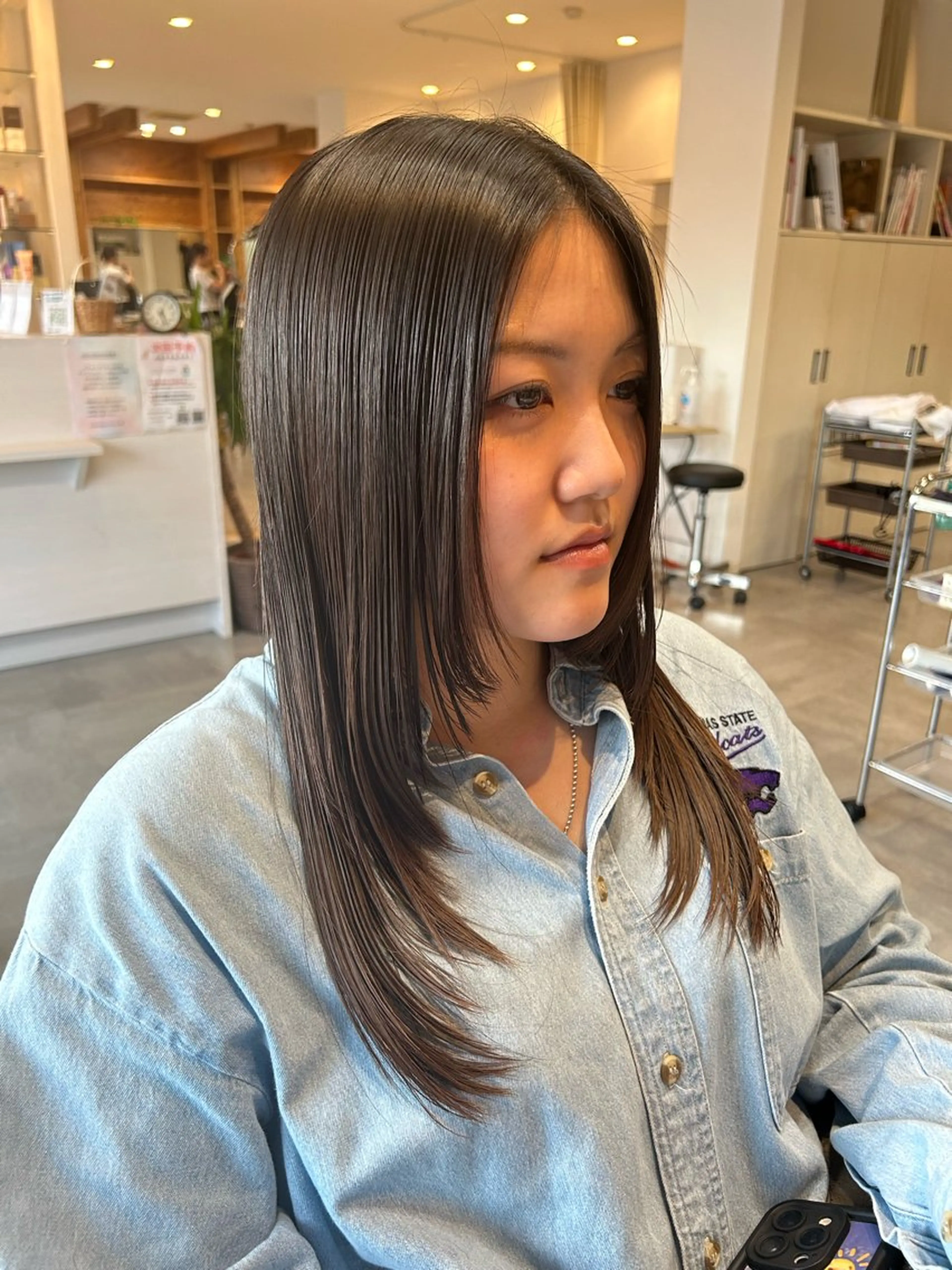 ロング レイヤーカット adorable駅南店所属・adorable 樋口円のヘアスタイル