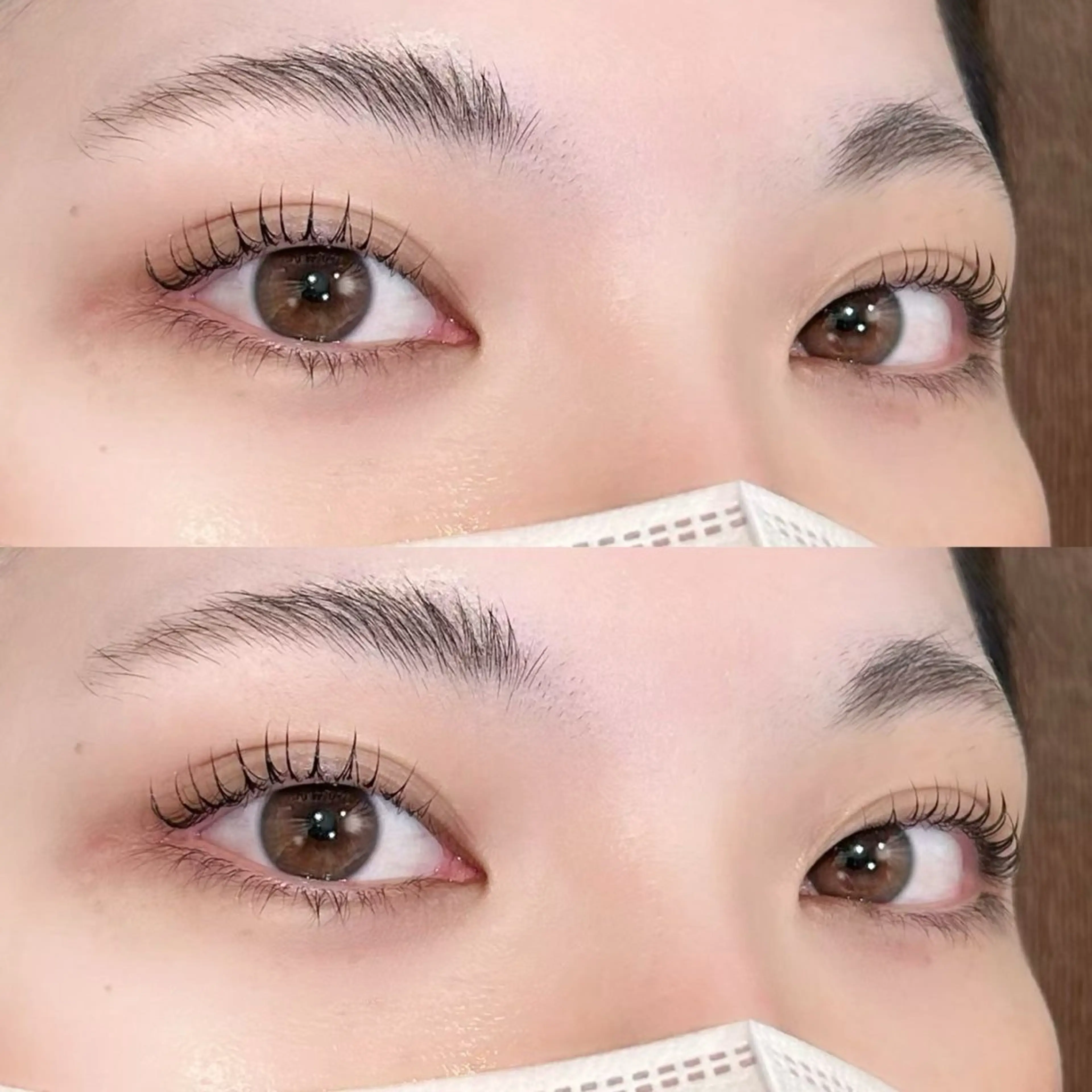 マツエク・マツパ 韓国ヘア/グレージュ カラー🩷リノアのヘアスタイル