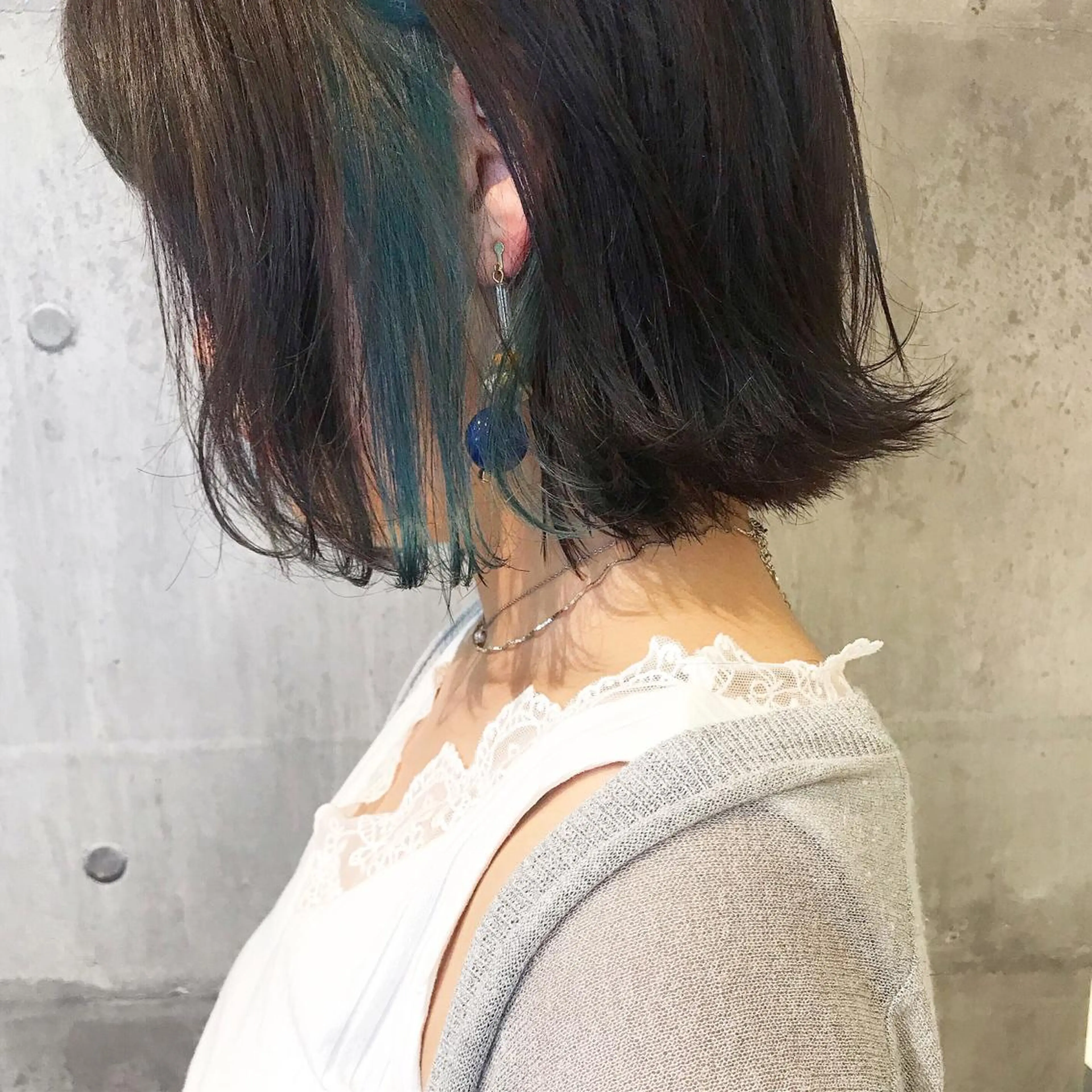 ショート カラー ブリーチ インナーカラー ハイトーン/ショート 村上淳乃🐥のヘアスタイル