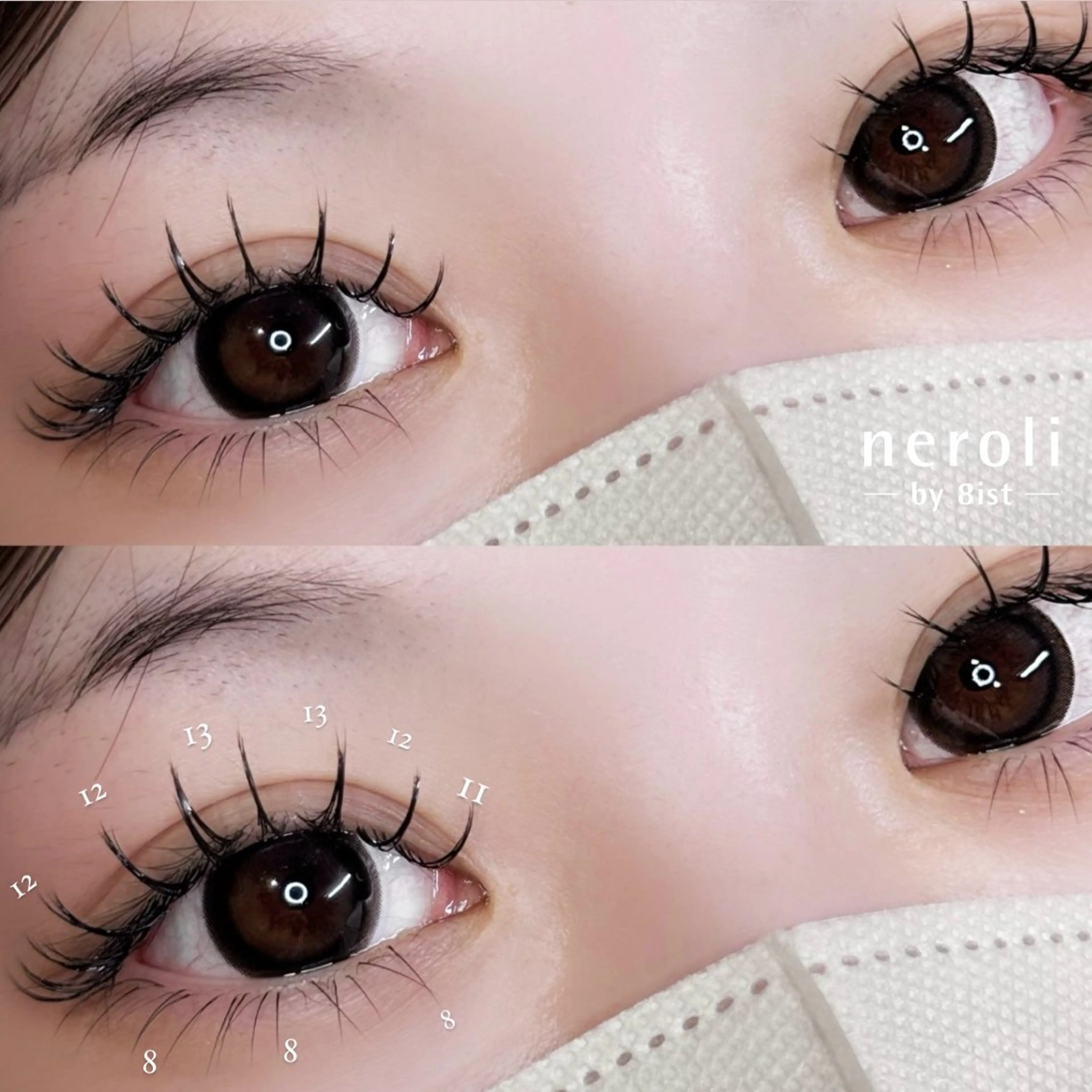 マツエク・マツパ セーブル neroli❁ satoのマツエク・マツパデザイン