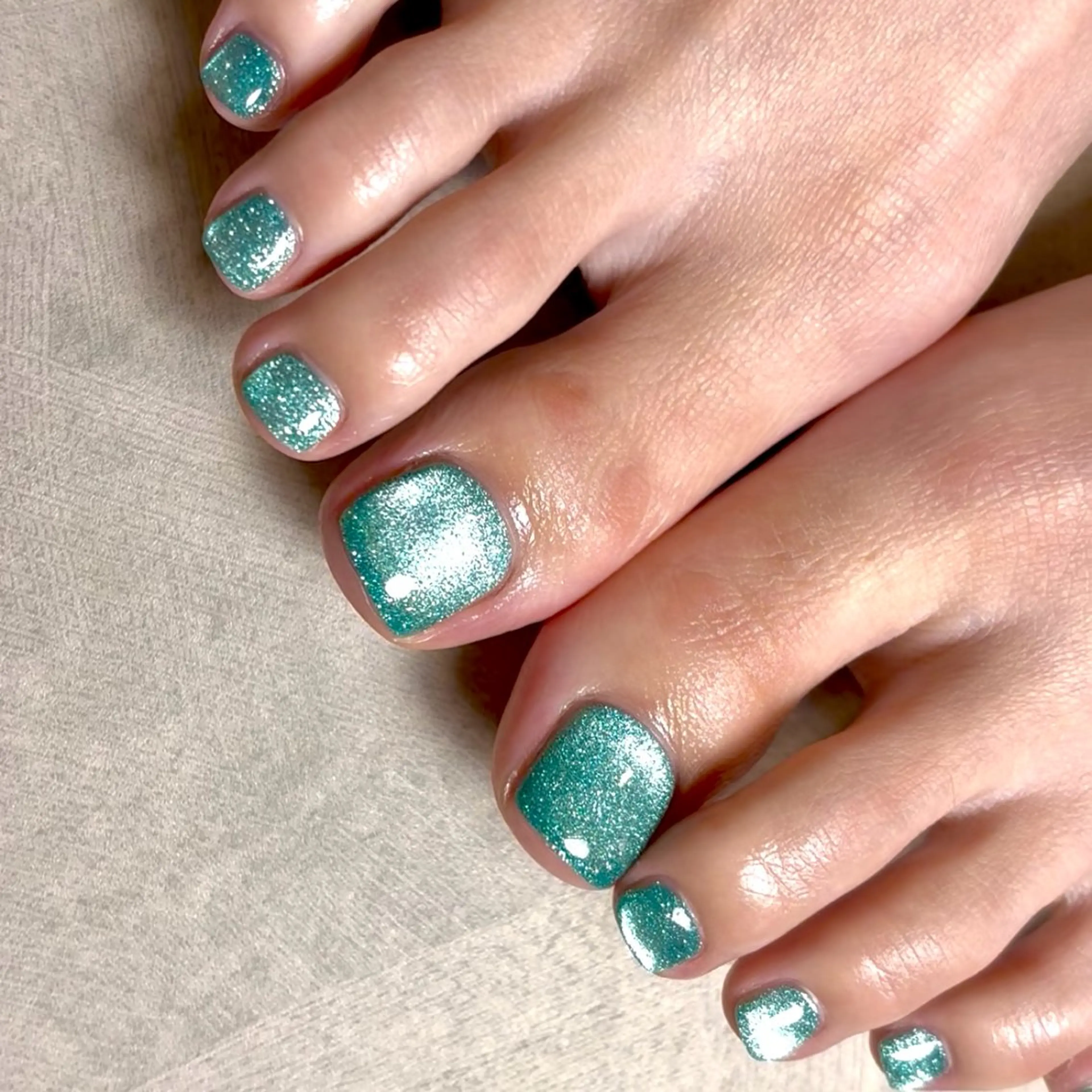 ネイル フットネイル マグネットネイル ワンカラーネイル hazuki / Salon Biのネイルデザイン