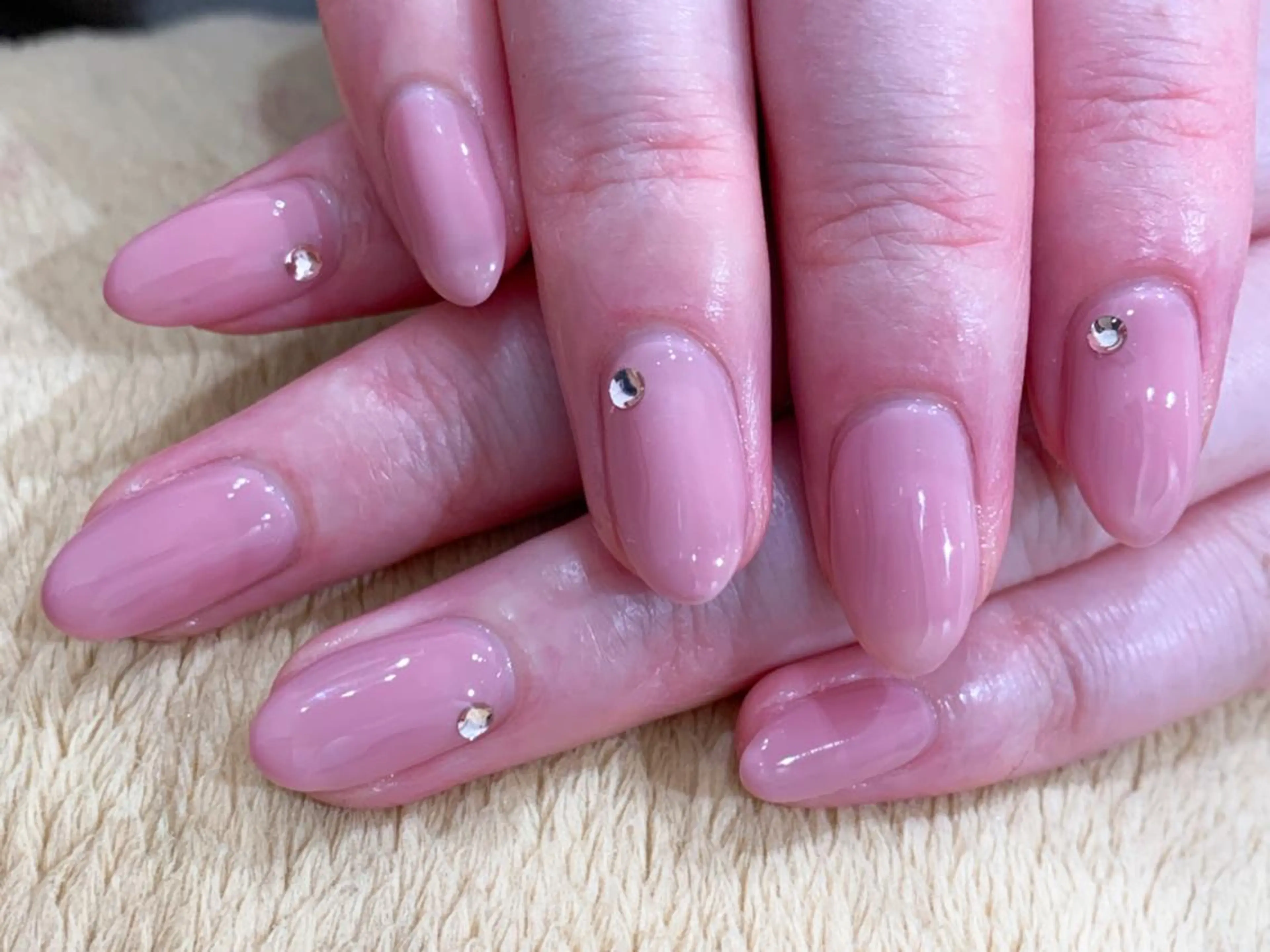 ジェルネイルワンカラー(オフあり)の写真